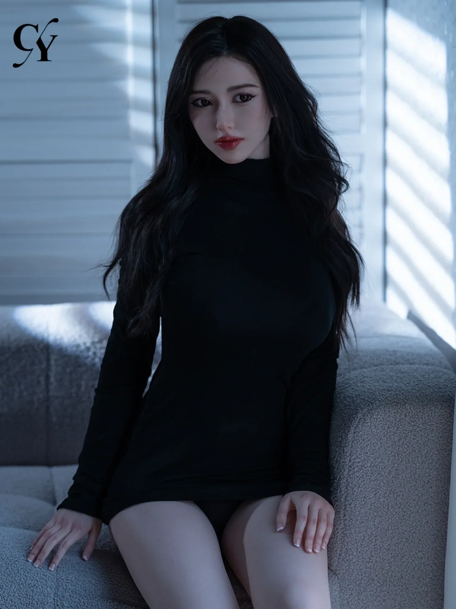 F5806—167cm\/5ft5-37kg D Cup Asian Silicone Head Realistic Sex Doll  | TOP-CYDOLL view 8