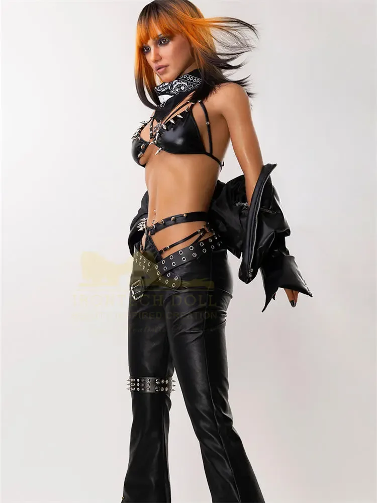 F2301-169cm(5ft5)  B Cup S46 Dark Tanned Full Silicone Real Sex Doll｜Irontech Doll view 12