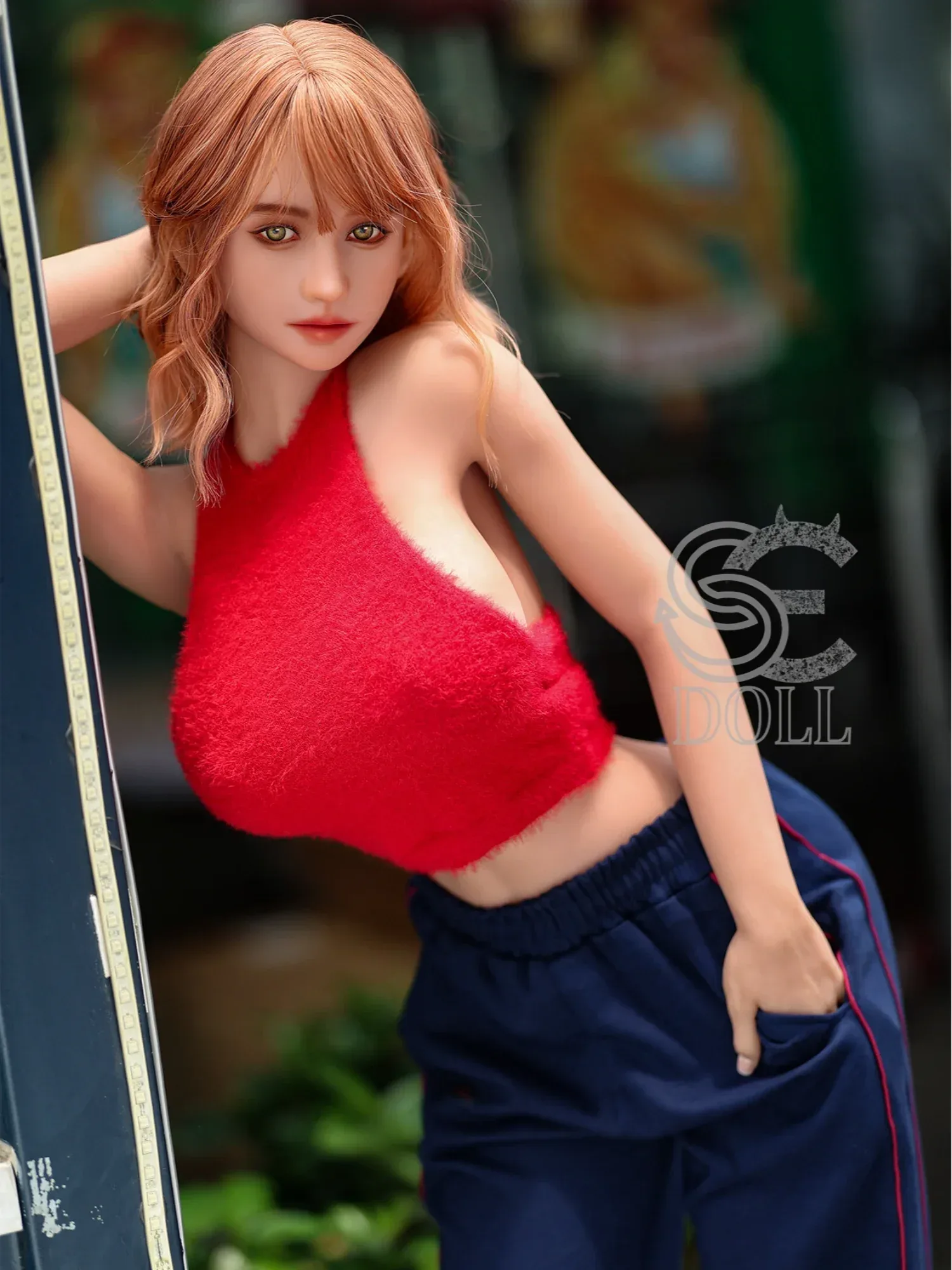 F3686-161cm(5.3ft)-35kg Felicia F Cup TPE Vibrant Short Hair Sporty Girl Love Doll｜SE Doll view 8