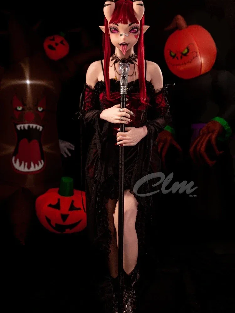 F2169-157cm(5.15ft)-35kg C Cup  Meru Fantasy Tiny Alien Silicone Hentai Furry Sex Doll丨Climax Doll Ultra view 8