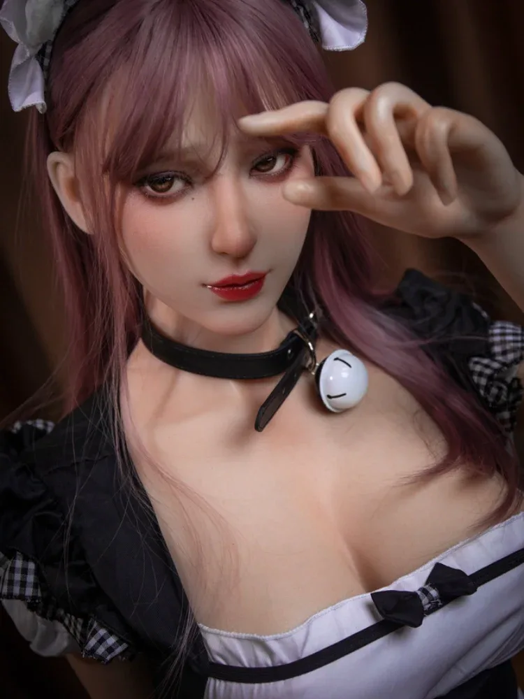 F5039-170cm\/5ft6 D Cup Pearl Silicone Japanese Maid Sex Doll – Classic Uniform Love Doll｜JX Doll view 3