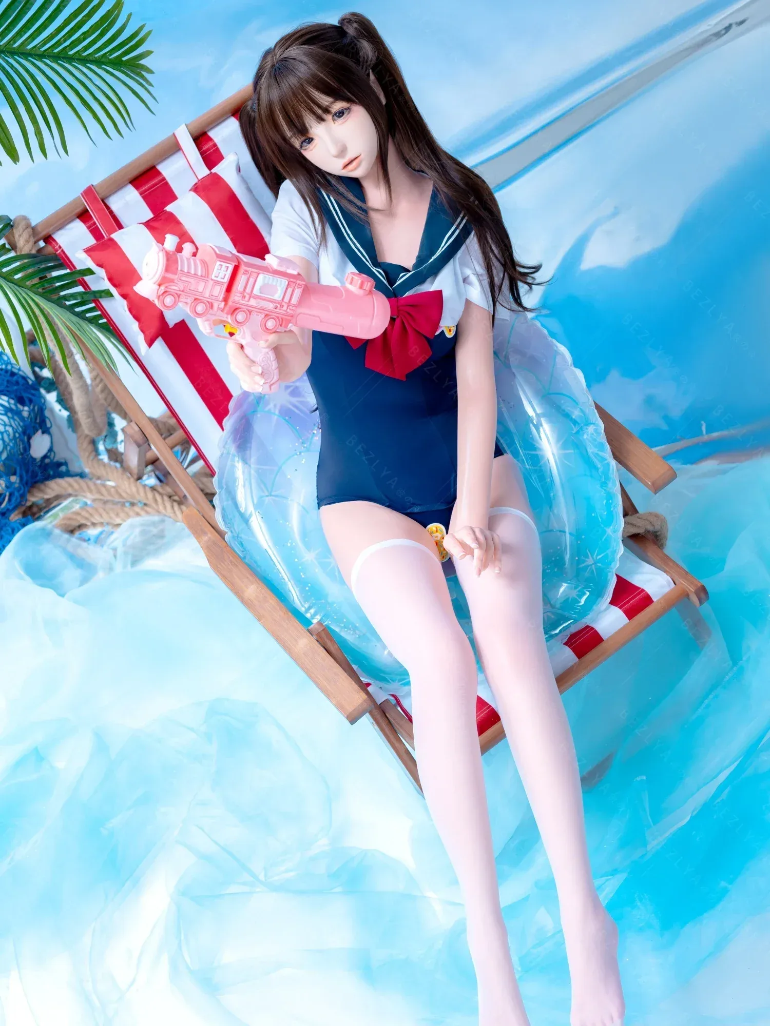 F7123-159cm(5.3ft)-31.5kg 2.2cf B Cup ROS Silicone Asian Adult Chinese Flat Chested Sex Doll【ChunMoMo】｜AITIA Doll view 11