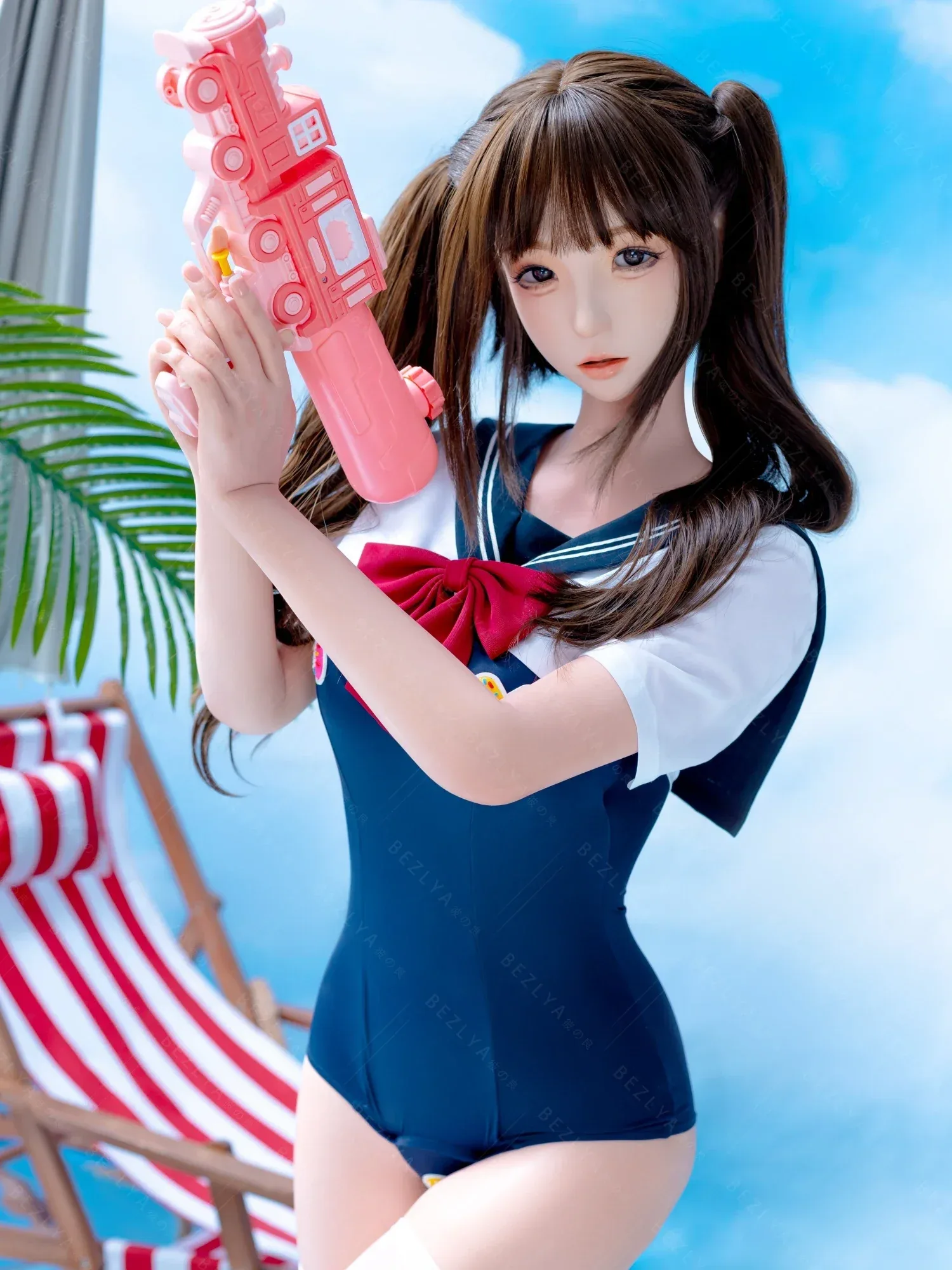 F7123-159cm(5.3ft)-31.5kg 2.2cf B Cup ROS Silicone Asian Adult Chinese Flat Chested Sex Doll【ChunMoMo】｜AITIA Doll view 10