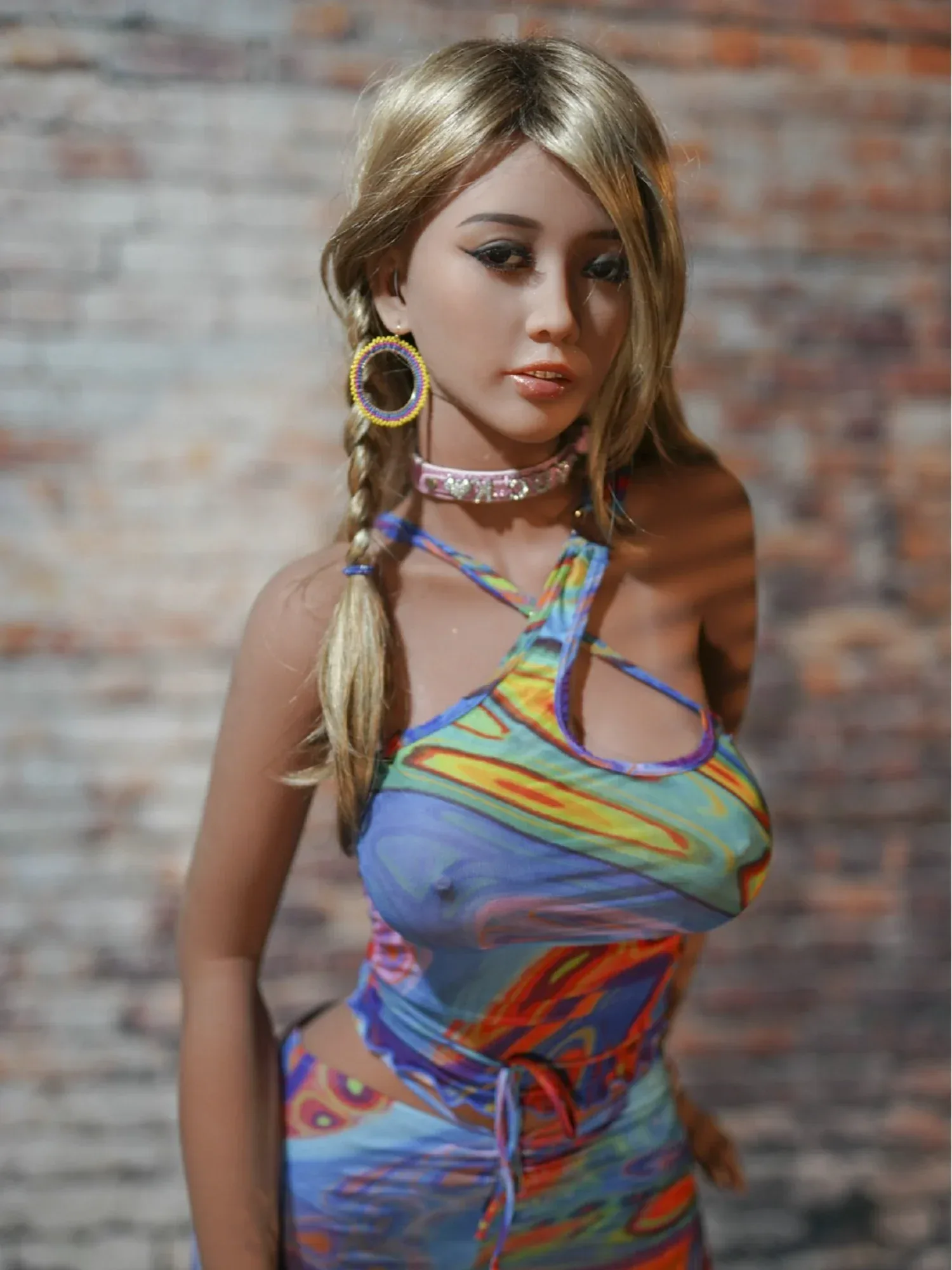 F3366-170cm\/5ft6(37kg) Yukina D Cup TPE Sexy Woman Blonde Lightweight Sex Doll | YL Doll
