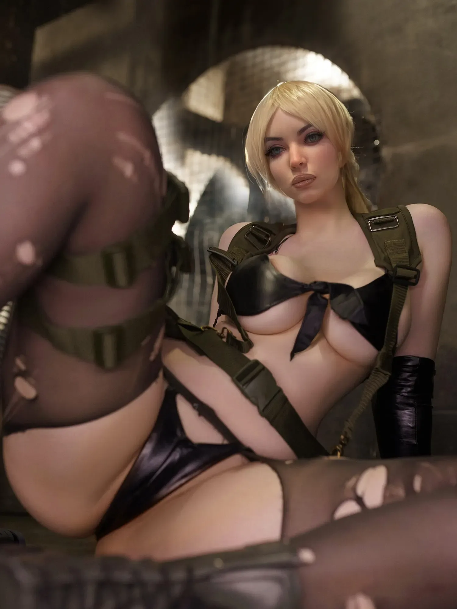 F9005-164cm(5.4ft) 36kg D Cup  Silicone Cosplay Celebrity Sex Doll丨Rosretty Doll view 7