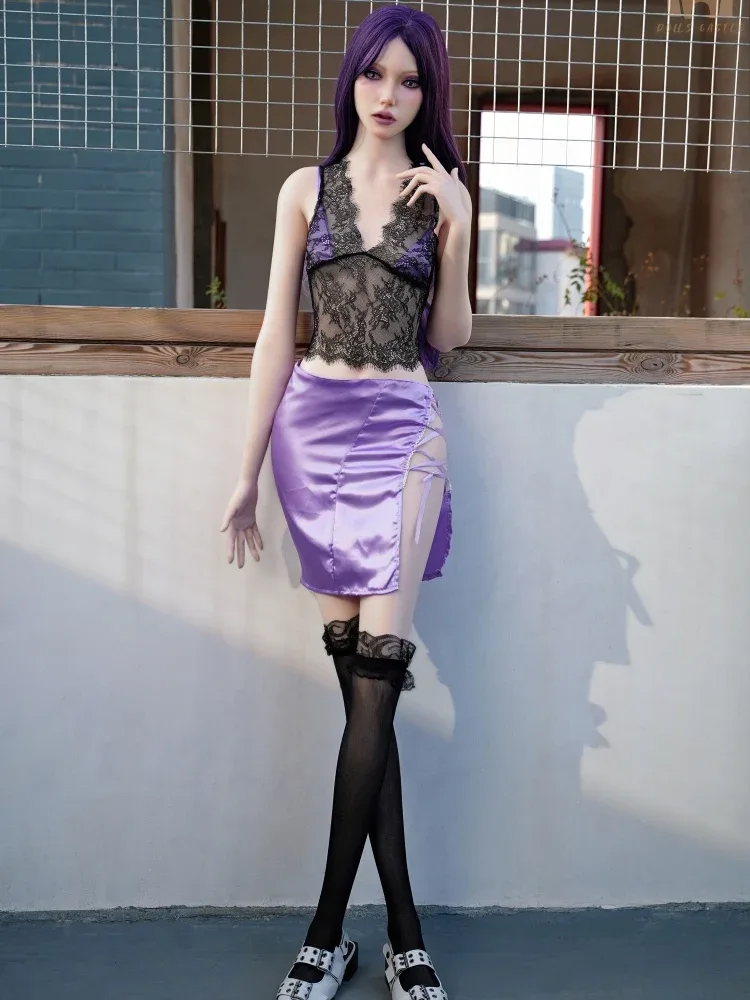 F7667-170cm\/5ft7-27kg A Cup Silicone Flat Chest Full Body Sex Doll Natalie｜Doll Castle view 4