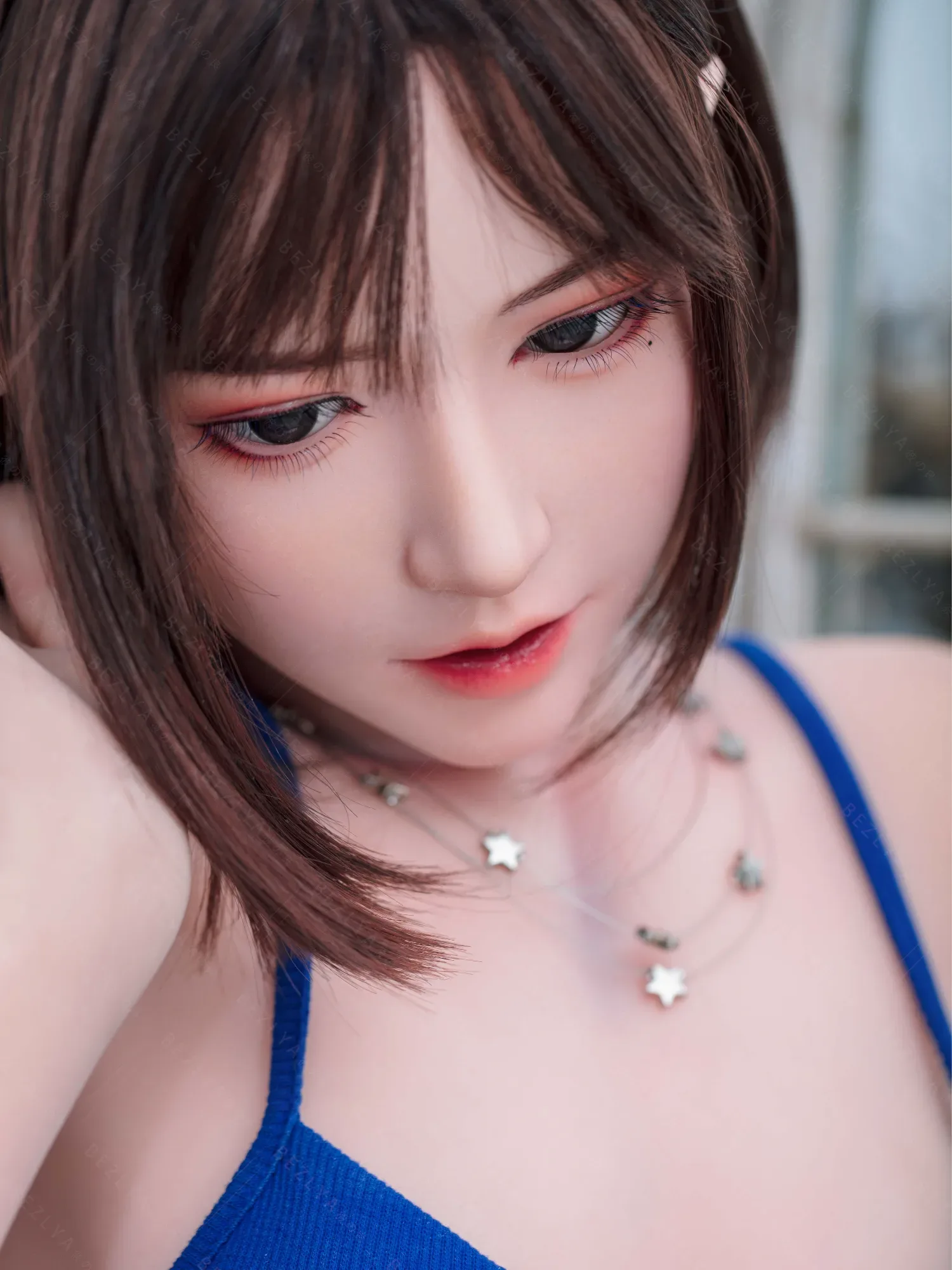 F4773-155Rcm(5.1ft)-37kg 2.0 A Cup Robot Silicone Head Adult Asian Chinese Sex Doll｜Bezlya Doll view 4