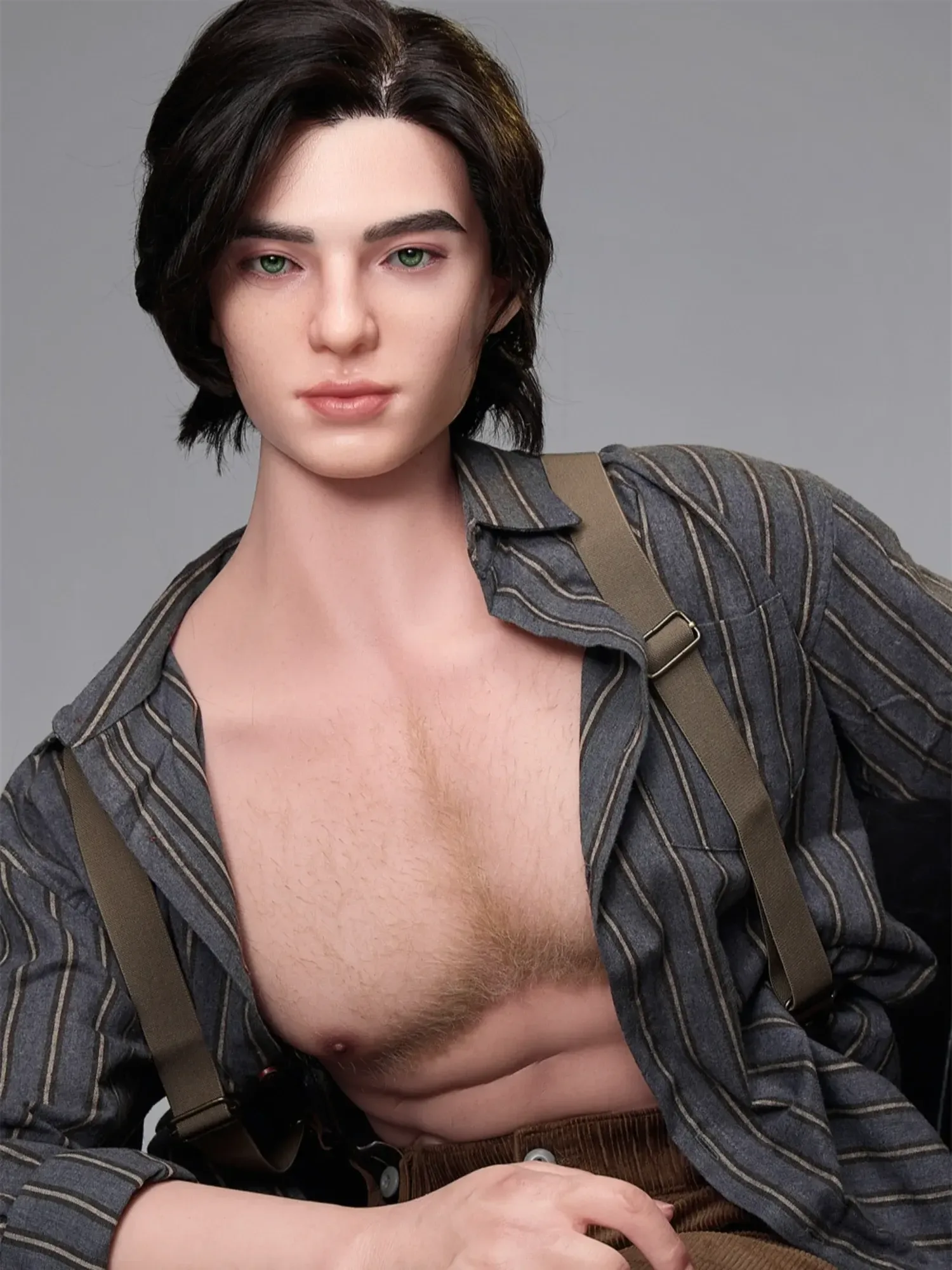 F4579-170cm\/5ft7-38kg Silicone Femboy toy masturbator Sex With Male Sex Doll-Irontech Doll view 10