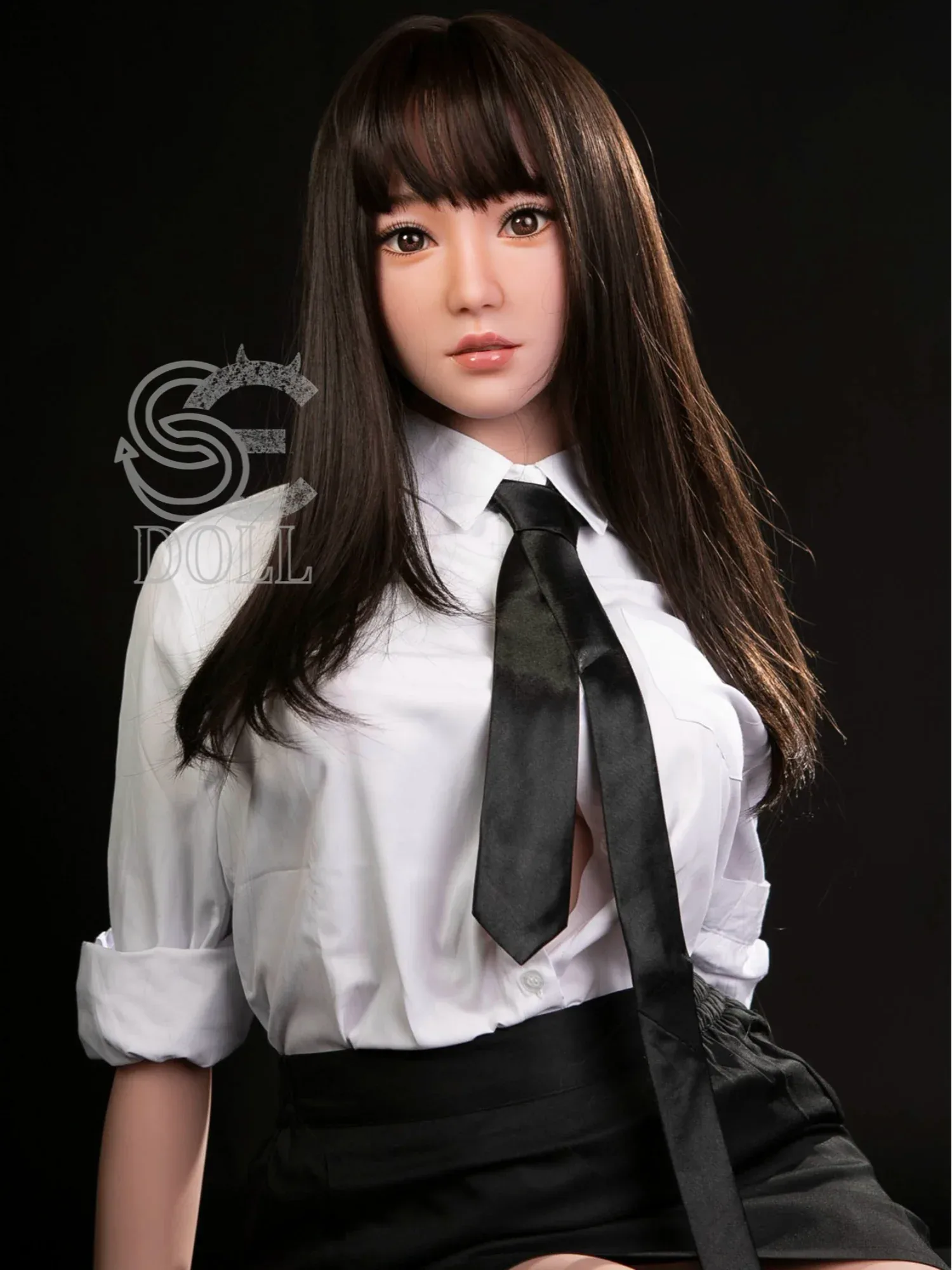 F3725-163cm(5.3ft)-37kg Yuuka E Cup TPE Asian Eyeglasses Adult Woman Asia Sex Doll|SE Doll view 4