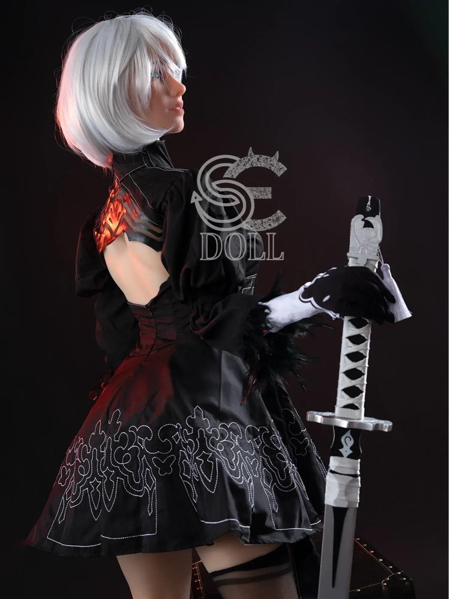 F3718-163cm(5.3ft)-37kg Gloria E Cup TPE Robotic European Anime Sexy Adult Sex Doll|SE Doll view 7