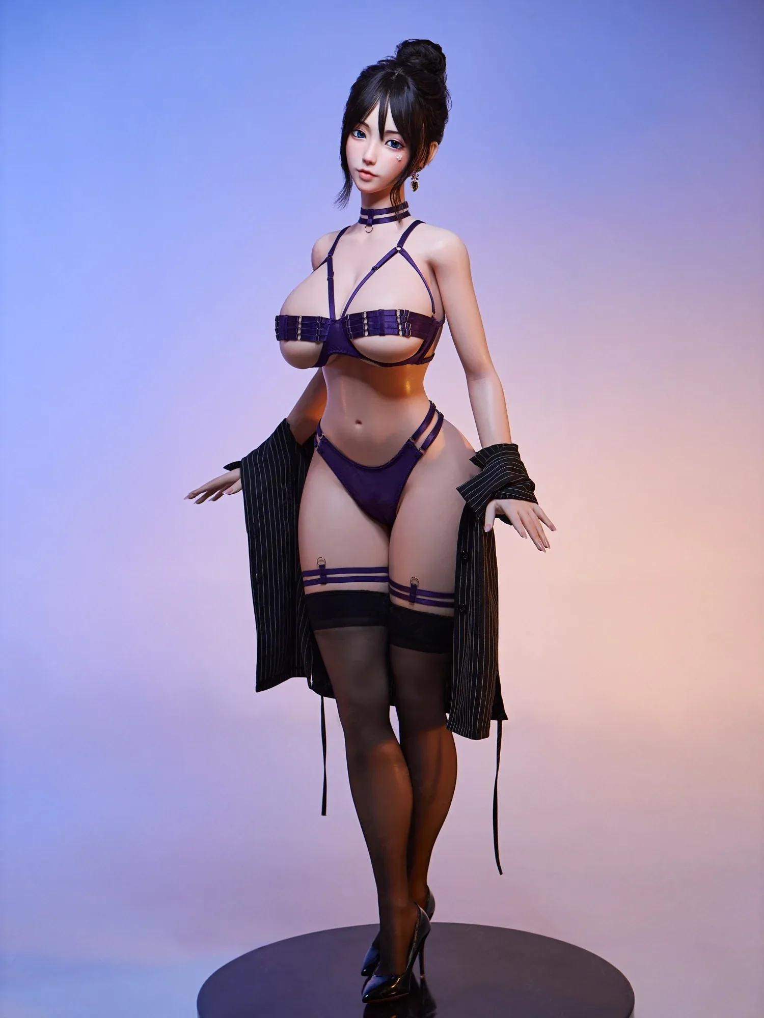 F7119-161cm(5.28ft)-32.8kg 2.2 I Cup Asian Real Silicone Japanese Office Lady Sex Doll｜AITIA Doll view 10