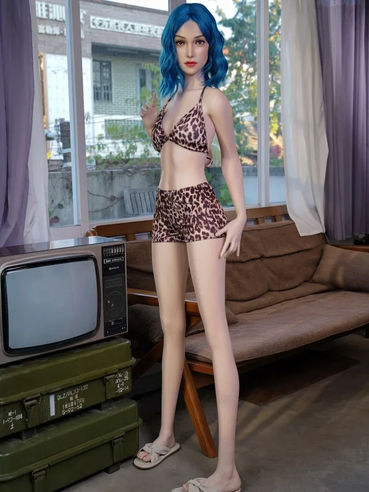F7666-170cm\/5ft7-27kg A Cup Silicone Flat Chest Full Body Sex Doll Eiko｜Doll Castle view 4