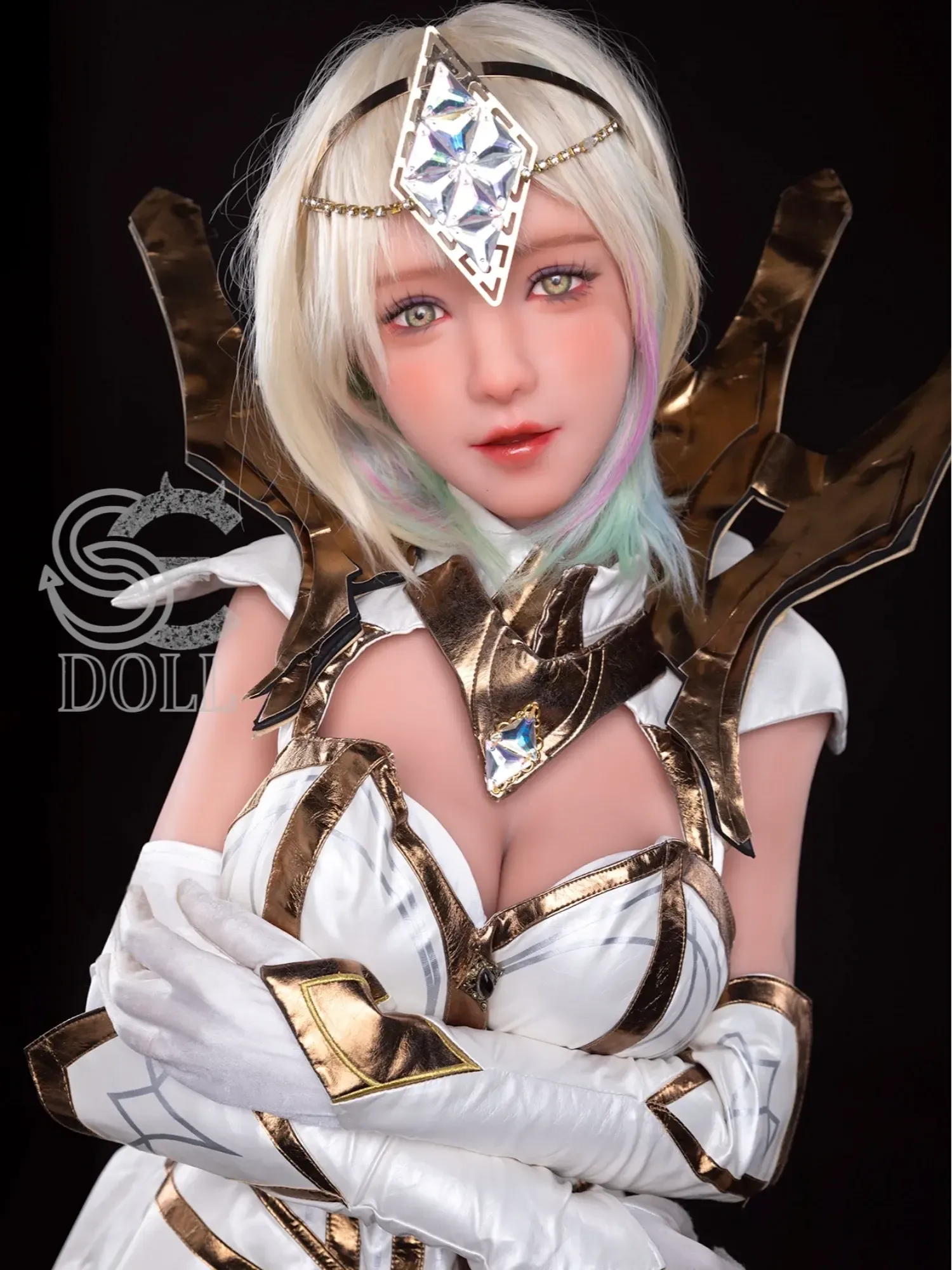 F3711-161cm(5.3ft)-35kg Angie F Cup TPE Sexy Asian Anime Fantasy Blonde Fairy Woman Love Doll｜SE Doll view 7