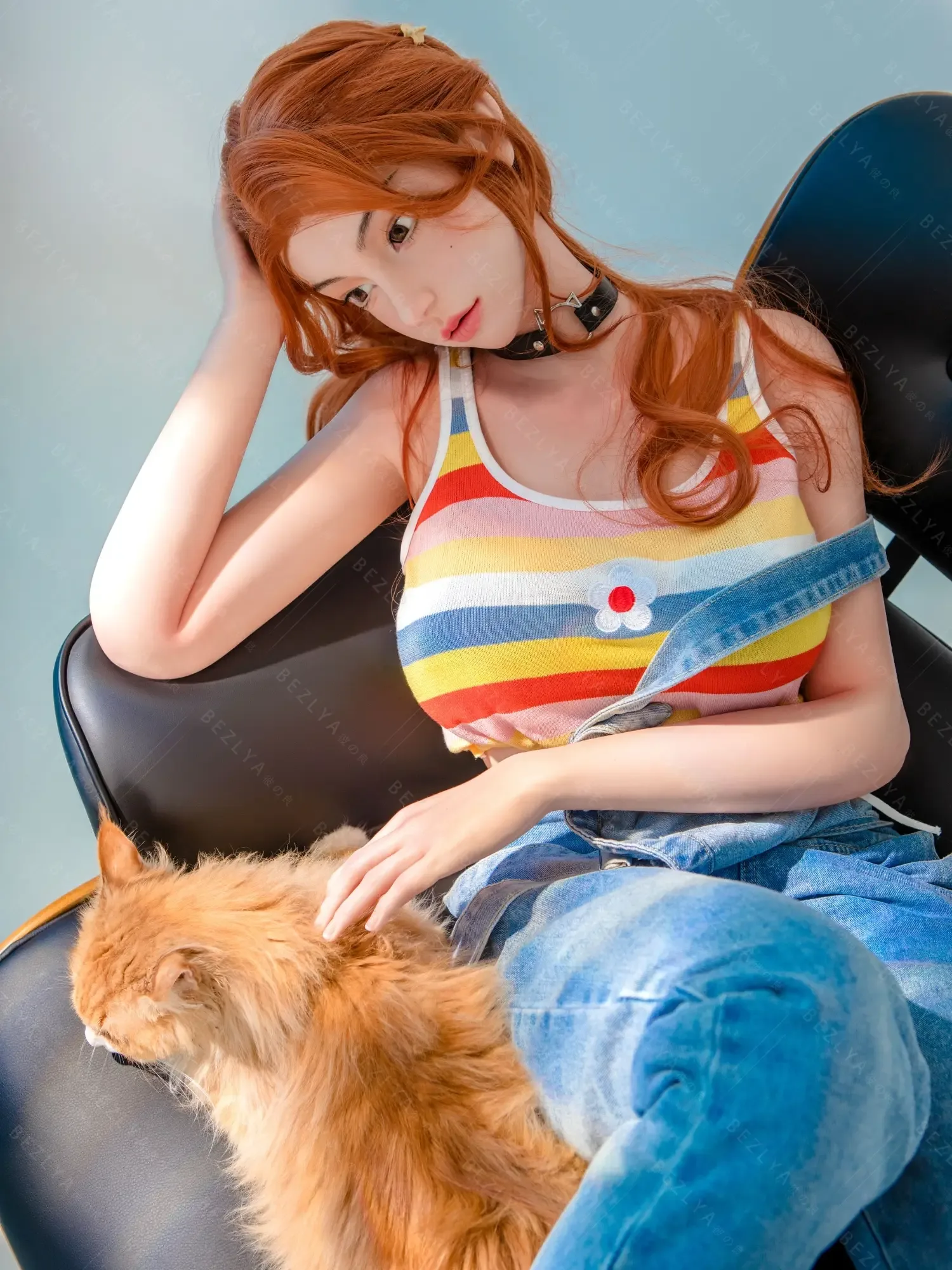 F7150-163cm(5.4ft)-35kg 2.1 B Cup Asian Real TPE body+silicon head small breast Chinese Sex Doll｜Bezlya Doll view 7