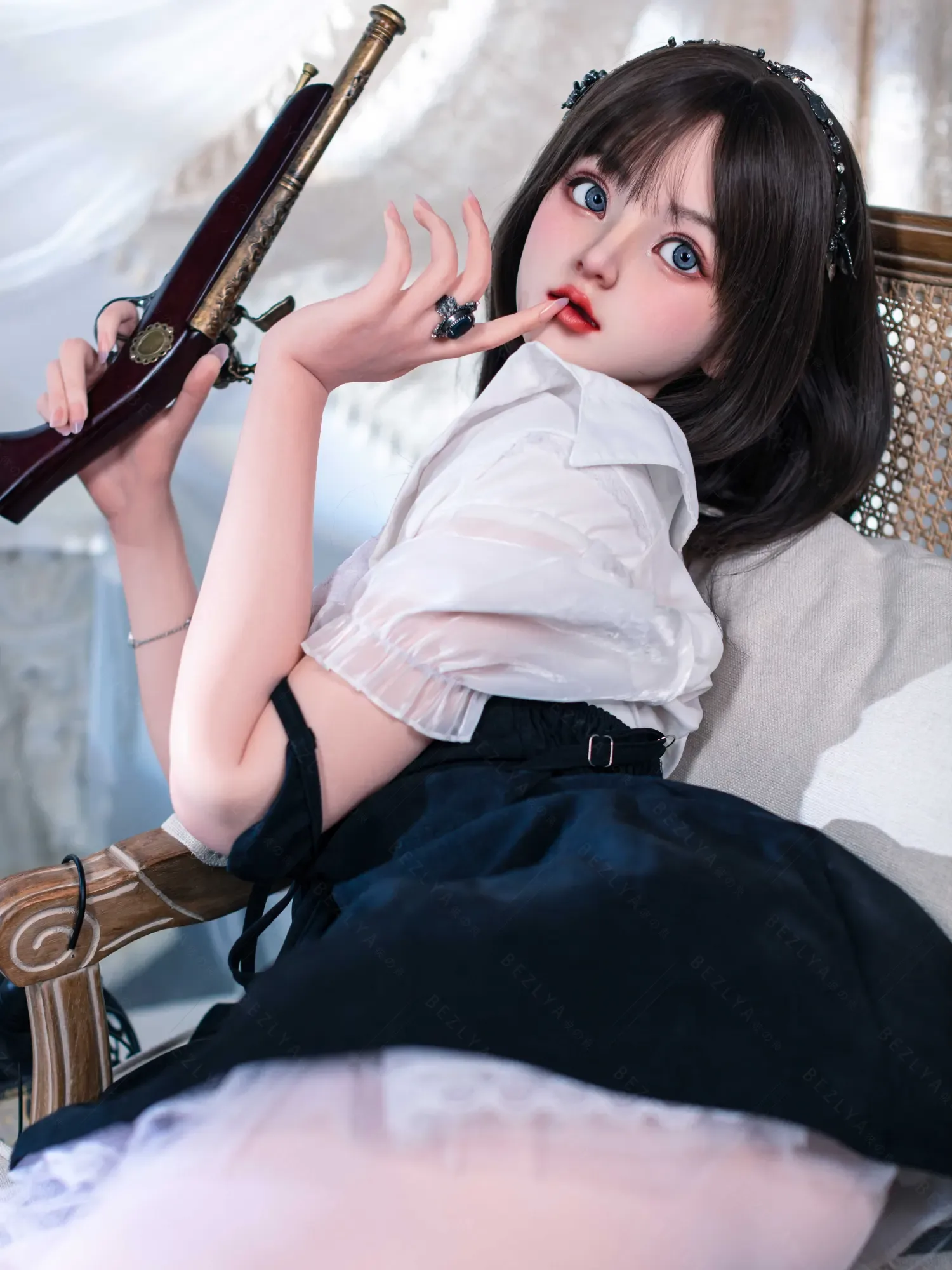 F4794-155Rcm(5.1ft)-32.5kg 2.1 A Cup Asian Real Silicone Chinese Sex Doll｜Bezlya Doll view 8
