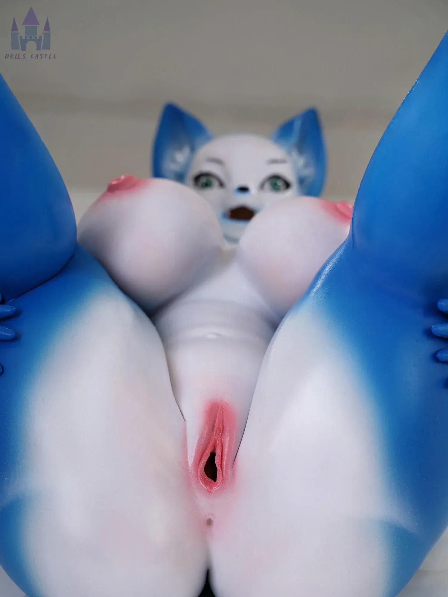 F7644K-8kg D Cup Blue Cat Furry Silicone Sex Doll【IN Stock EU】｜Doll Castle view 6