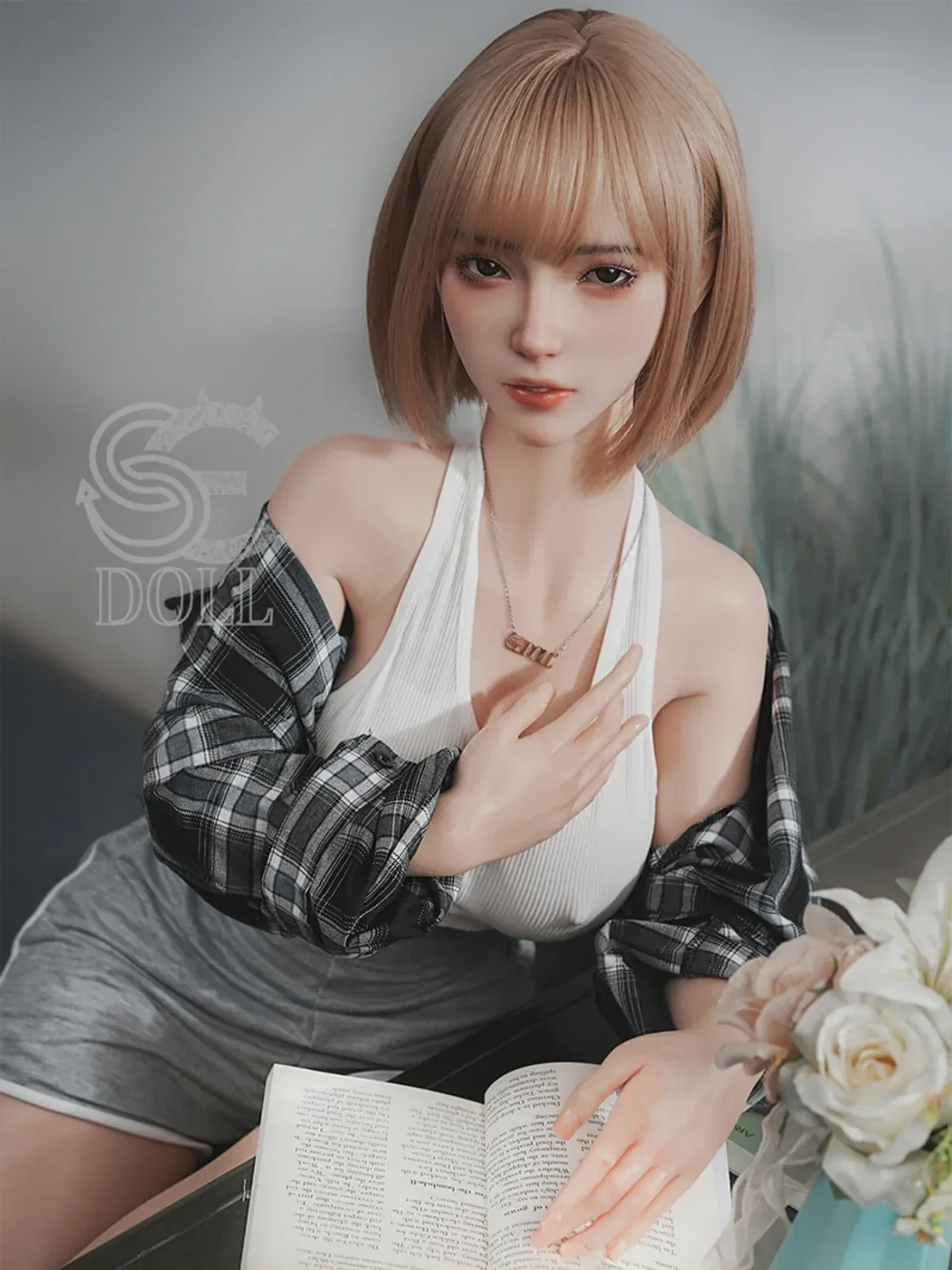 F4528-161cm(5.3ft)-34kg Bridget.A E Cup Large Breast Skinny Asian Medium butt Real Silicone Love Doll｜SE Doll view 2