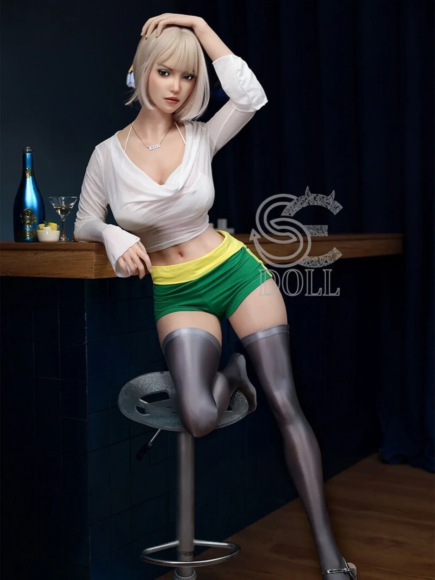 F4530-167cm(5.5ft)-34kg Jenny.M E Cup Mescular Butt Muscle European Real Silicone Medium butt Sex Doll｜SE Doll view 4