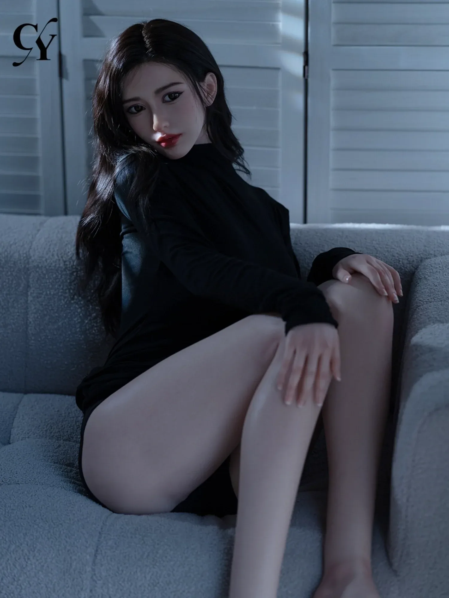 F5806—167cm\/5ft5-37kg D Cup Asian Silicone Head Realistic Sex Doll  | TOP-CYDOLL view 9