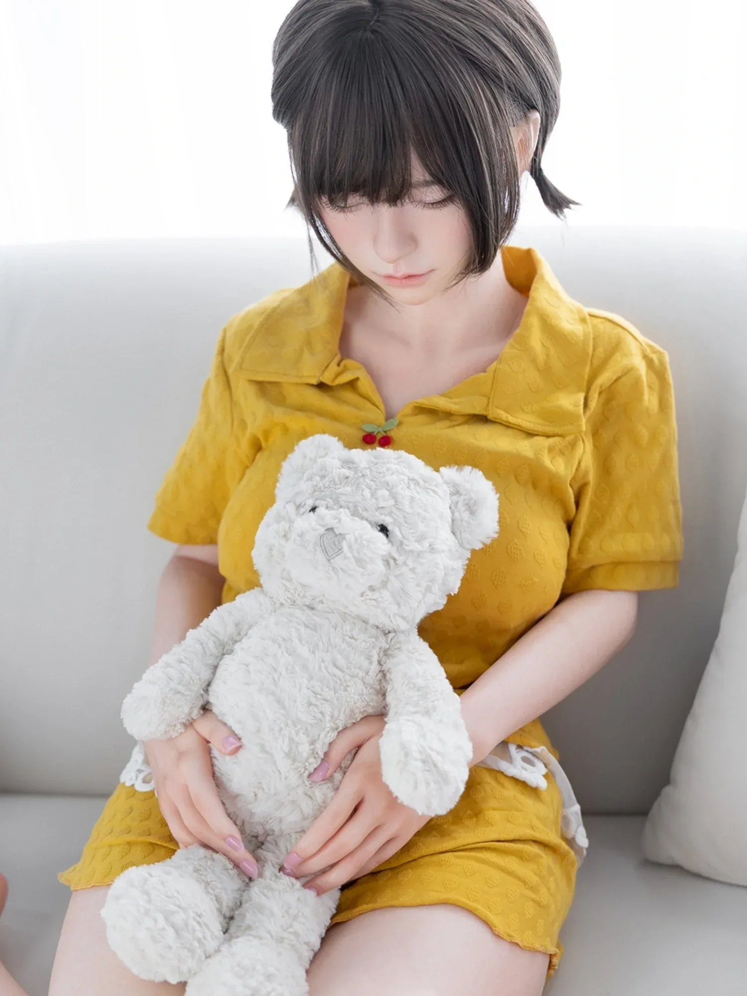 F6251—153cm\/5ft4-28kg B Cup Silicone Closed Eye Asian Sex Doll  | Firefly Diary MAX view 6