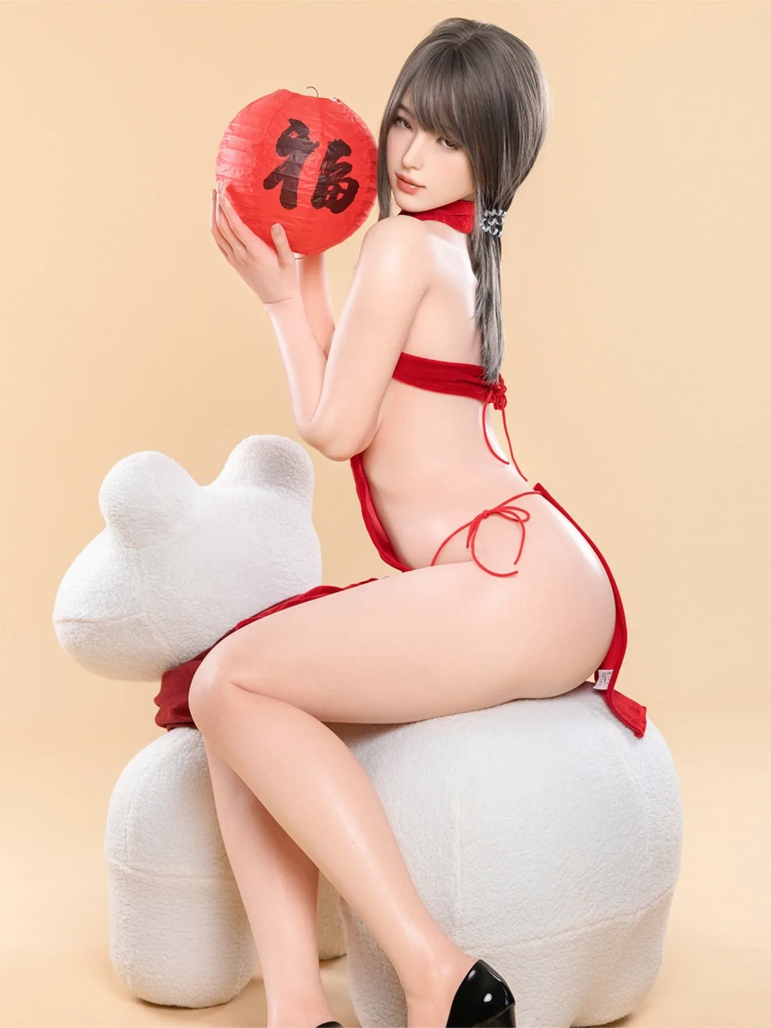 F6298—165cm\/5ft4-34kg D Cup Silicone Realistic Sex Doll Asian  | Firefly Diary Max view 5