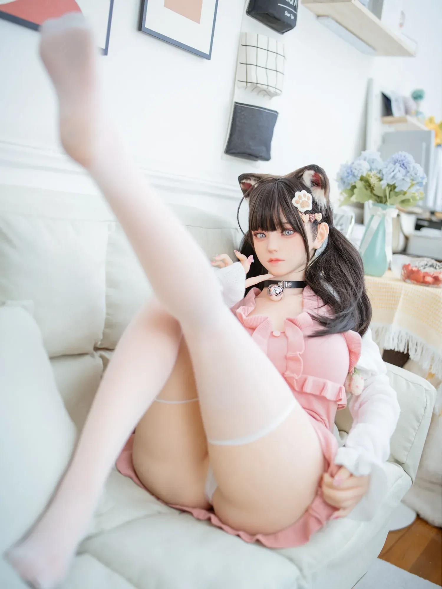 F4795-155Mcm(5.1ft)-40kg 2.0 G Cup Asian Robot Anime Silicone Head Cute Teen Sex Doll｜Bezlya Doll view 5