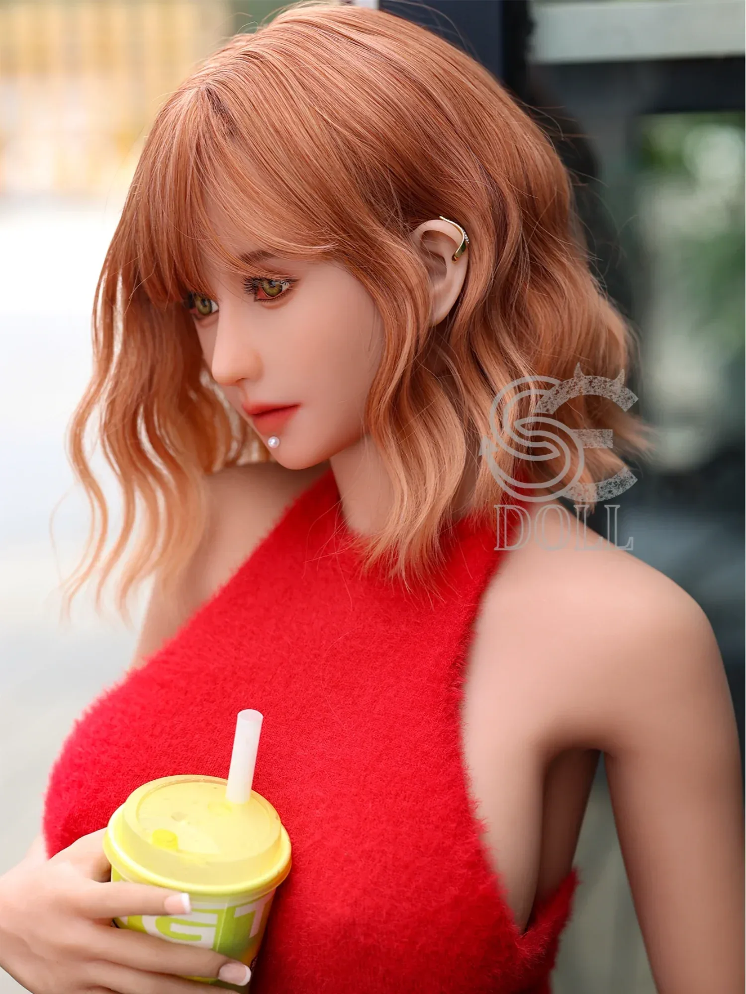 F3686-161cm(5.3ft)-35kg Felicia F Cup TPE Vibrant Short Hair Sporty Girl Love Doll｜SE Doll view 7