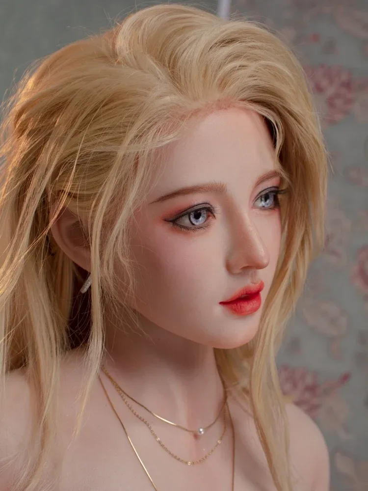 F5056-170cm\/5ft6 D Cup Hina Chinese Blond Silicone Sex Doll｜JX Doll view 5