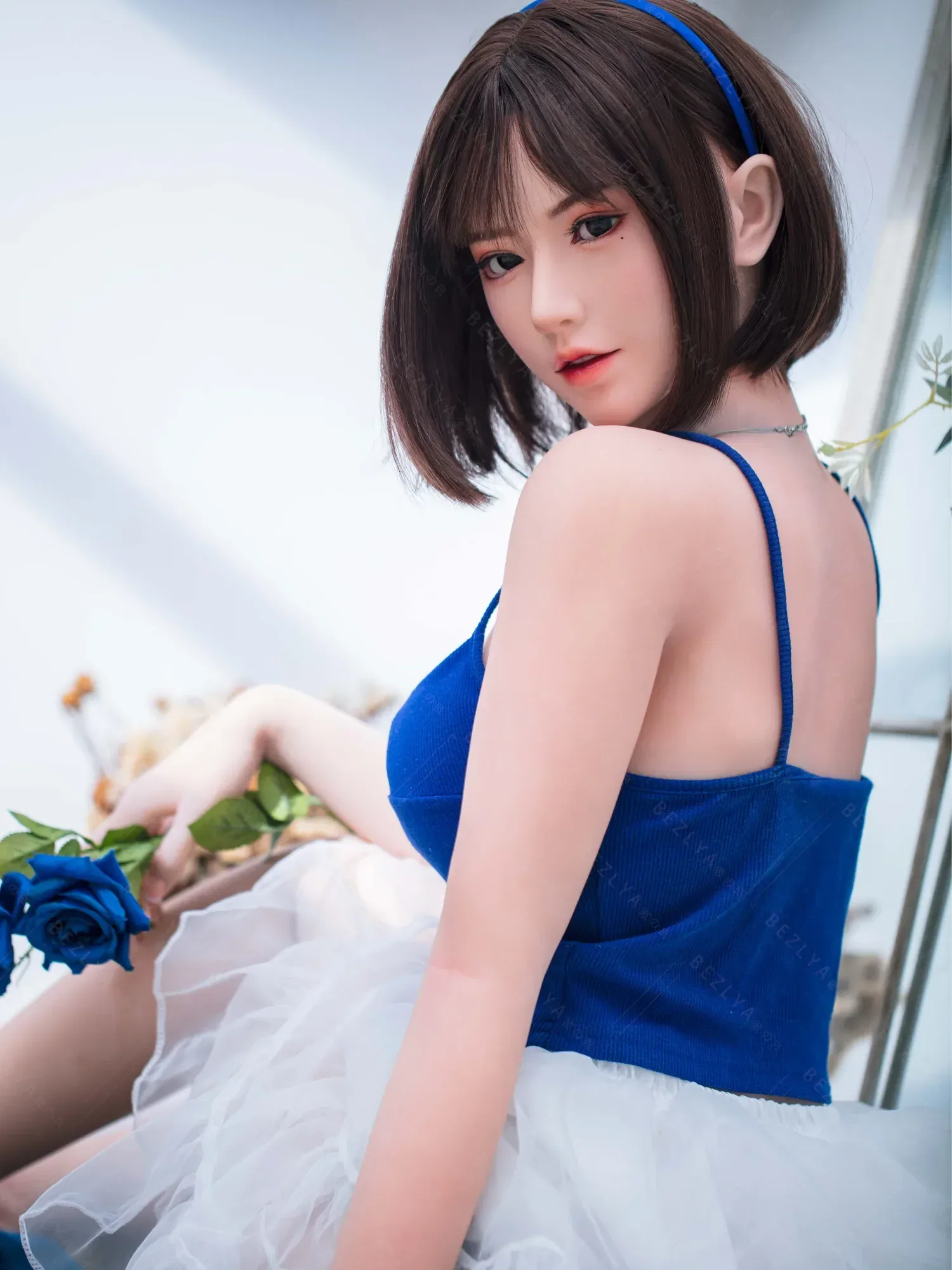 F4773-155Rcm(5.1ft)-37kg 2.0 A Cup Robot Silicone Head Adult Asian Chinese Sex Doll｜Bezlya Doll view 11