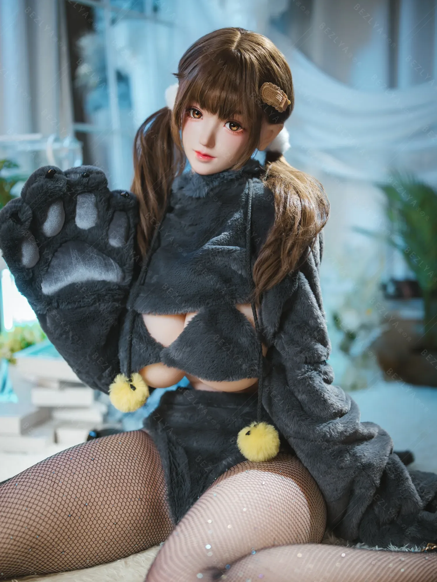 F4699-155Mcm(5.1ft)-40kg 2.0+ G Cup Mini Silicone Head Asian Chinese Sex Doll｜Bezlya Doll view 11
