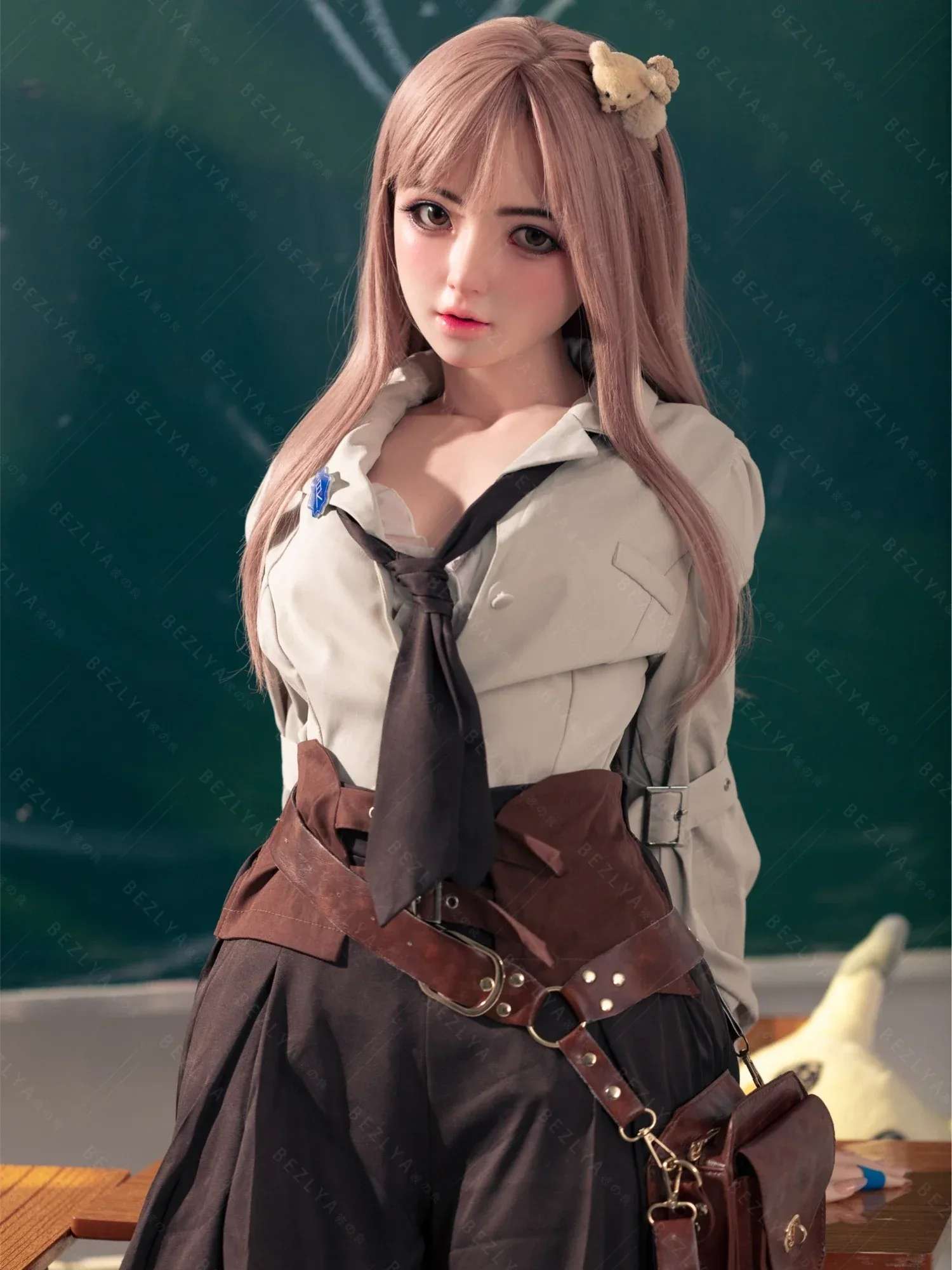 F7148-155Rcm(5.12ft)-32.5kg 2.1 A Cup Robot Silicone Head Adult Asian Sex Doll｜Bezlya Doll view 1