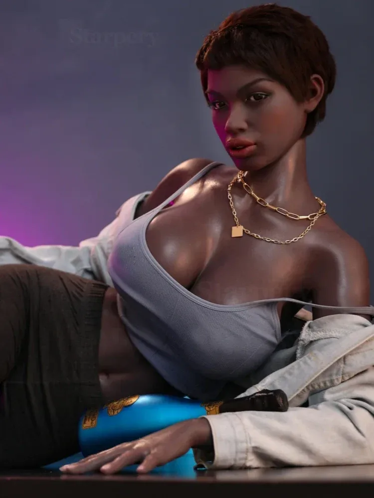 F532-174cm Black G Cup Silicone Sex Doll｜Starpery Doll view 7