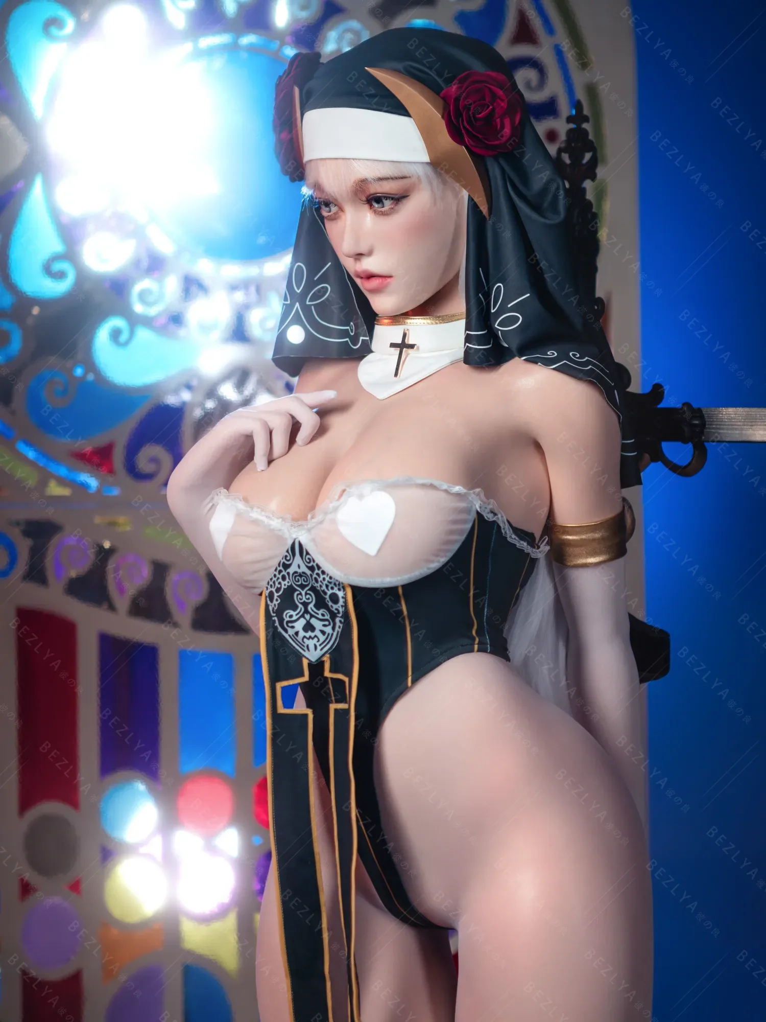 F5934-155Mcm(5.1ft)-38kg 2.2cf E Cup Mini ROS Silicone Japanese Mini Sex Doll Anime ｜AITIA Doll view 11