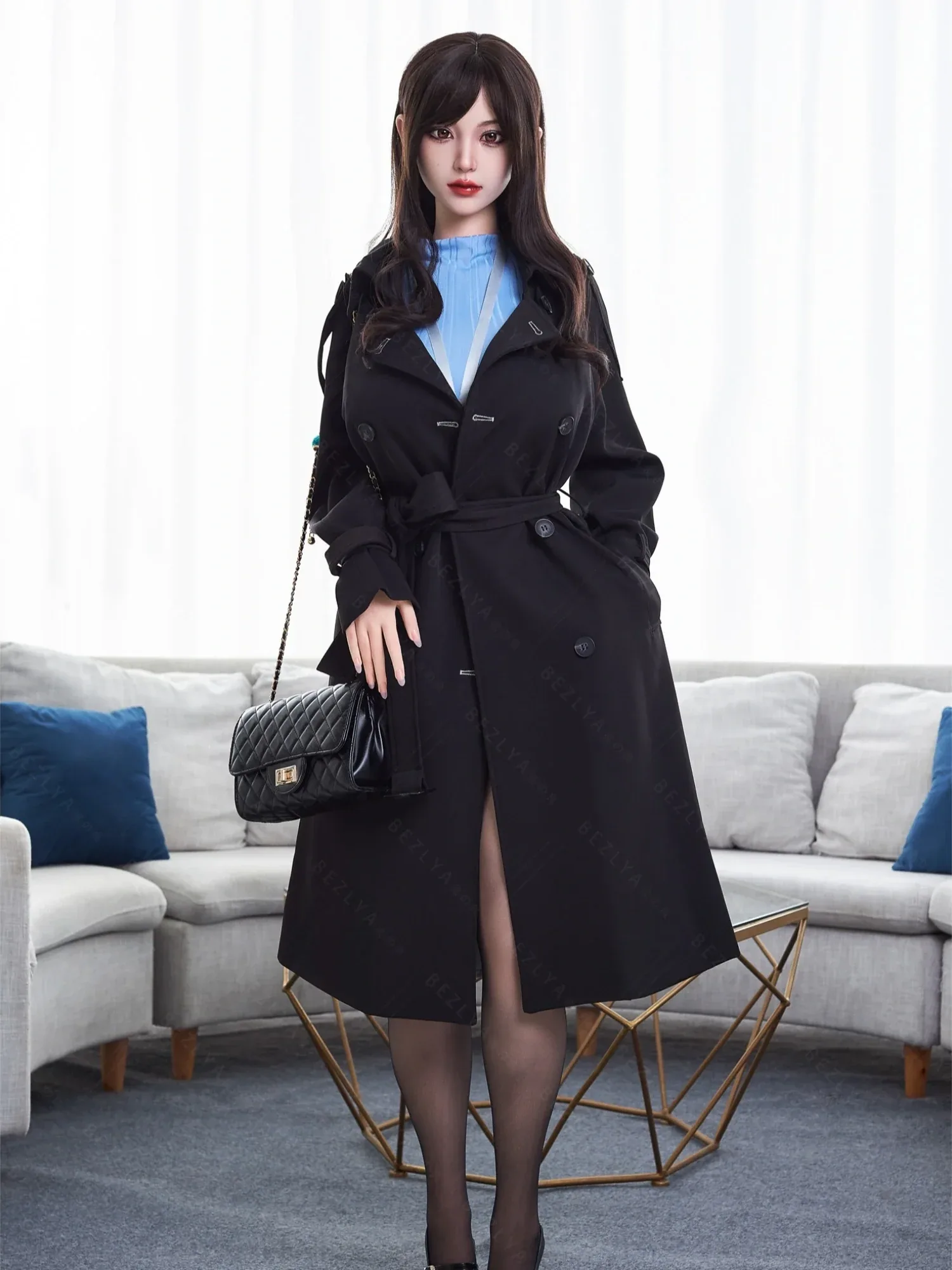 F7117-161cm(5.28ft)-32.8kg 2.2 I Cup Asian Real Silicone Japanese Office Lady Sex Doll – Professional Attire Love Doll|AITIA Doll view 5