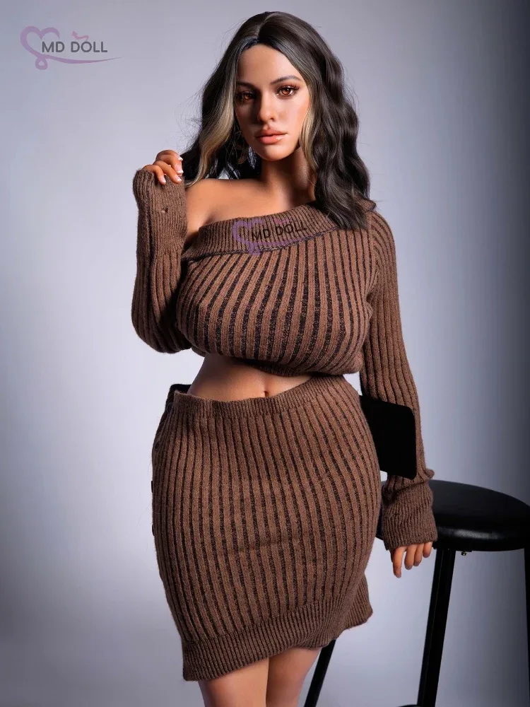 F8113k-162cm\/5ft3-40.5kg H Cup M30 Plump Body Silicone SSBBW Sex Doll【In Stock US】 | MD Doll view 2