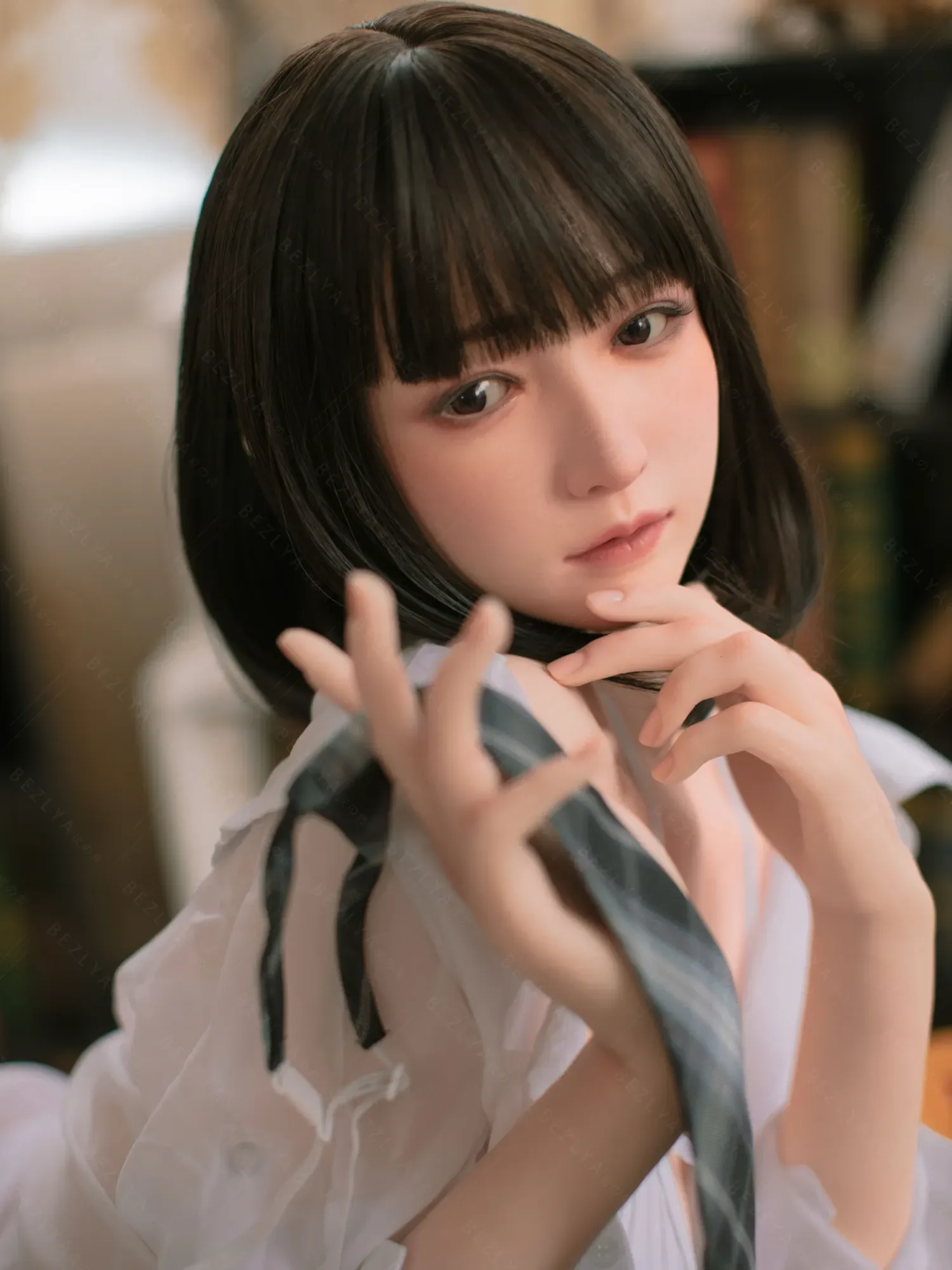 F4704-160cm(5.3ft)-34kg 2.1 B Cup Mini Asian Real Chinese Silicone Sex Doll｜Bezlya Doll view 7