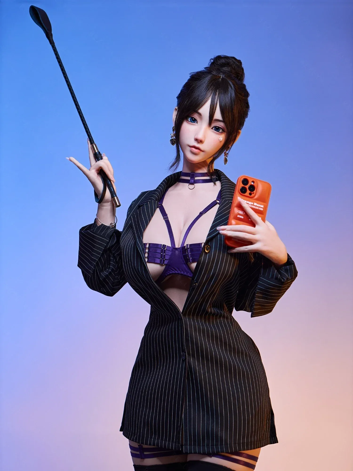 F7119-161cm(5.28ft)-32.8kg 2.2 I Cup Asian Real Silicone Japanese Office Lady Sex Doll｜AITIA Doll view 4