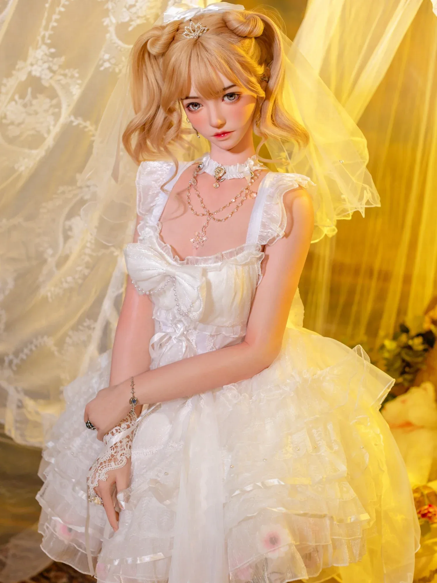 F7128-156cm(5.12ft)-29.7kg 2.1 B Cup Robot Silicone Head Adult Asian Sex Doll｜Bezlya Doll view 1