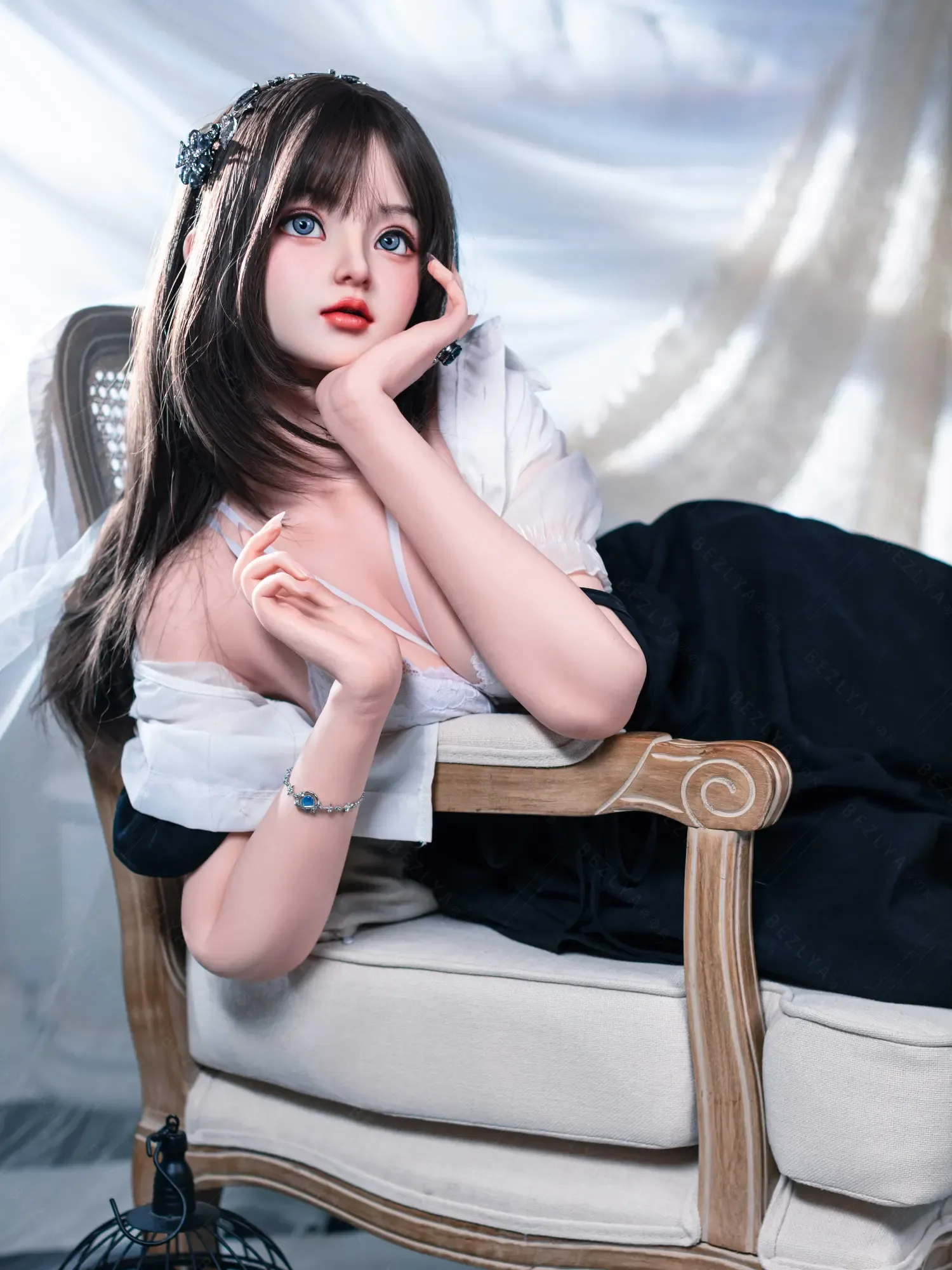 F4794-155Rcm(5.1ft)-32.5kg 2.1 A Cup Asian Real Silicone Chinese Sex Doll｜Bezlya Doll view 10