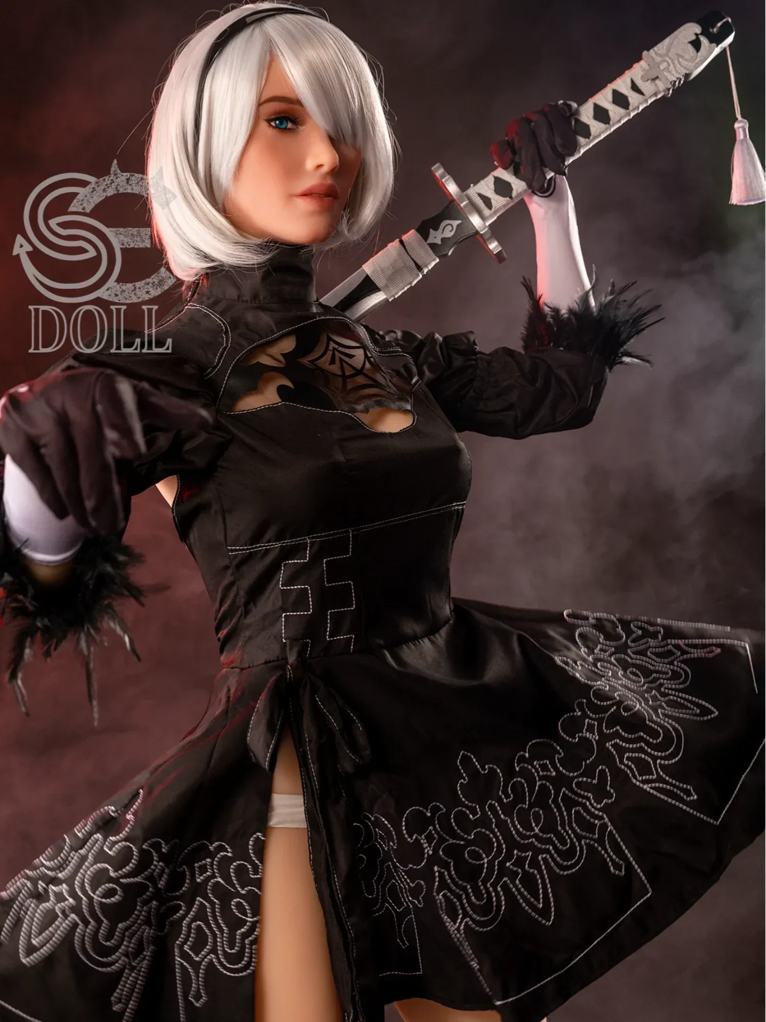 F3718-163cm(5.3ft)-37kg Gloria E Cup TPE Robotic European Anime Sexy Adult Sex Doll|SE Doll view 4