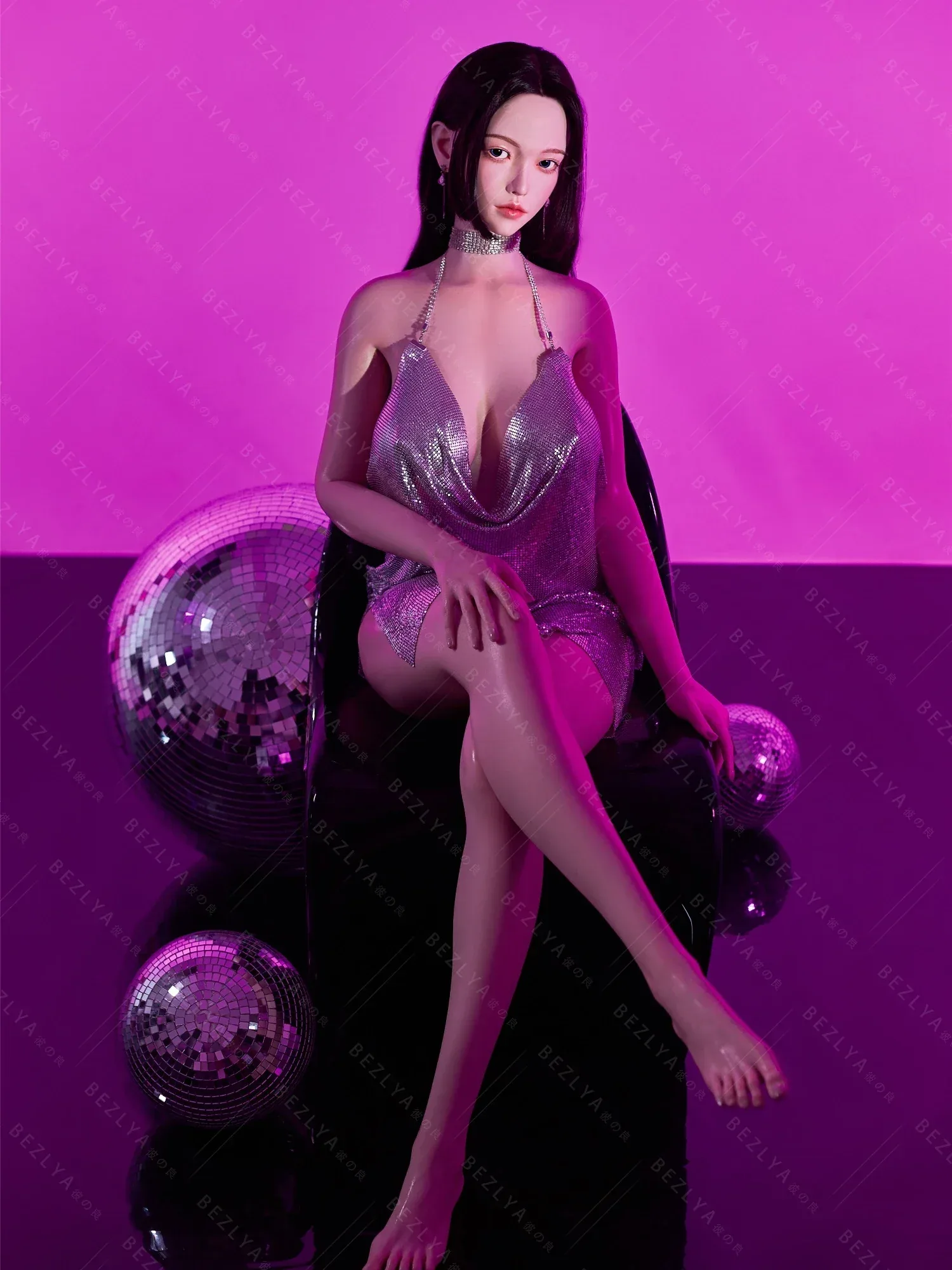 F7136-163cm(5.4ft)-37kg 2.2cf E Cup Mini Japanese Silicone Celebrity Anime Sex Doll Life Size｜AITIA Doll view 12