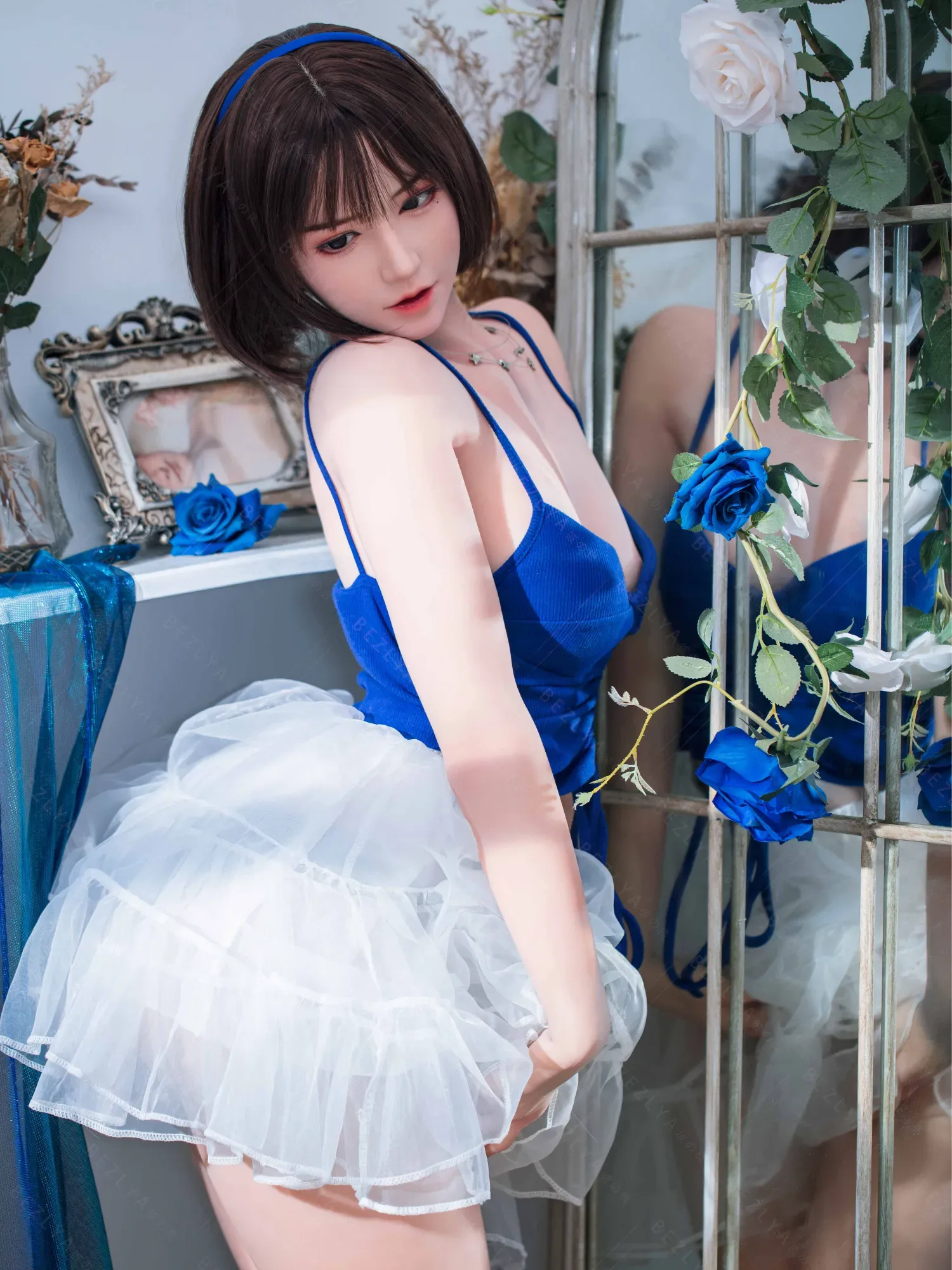 F4773-155Rcm(5.1ft)-37kg 2.0 A Cup Robot Silicone Head Adult Asian Chinese Sex Doll｜Bezlya Doll view 10
