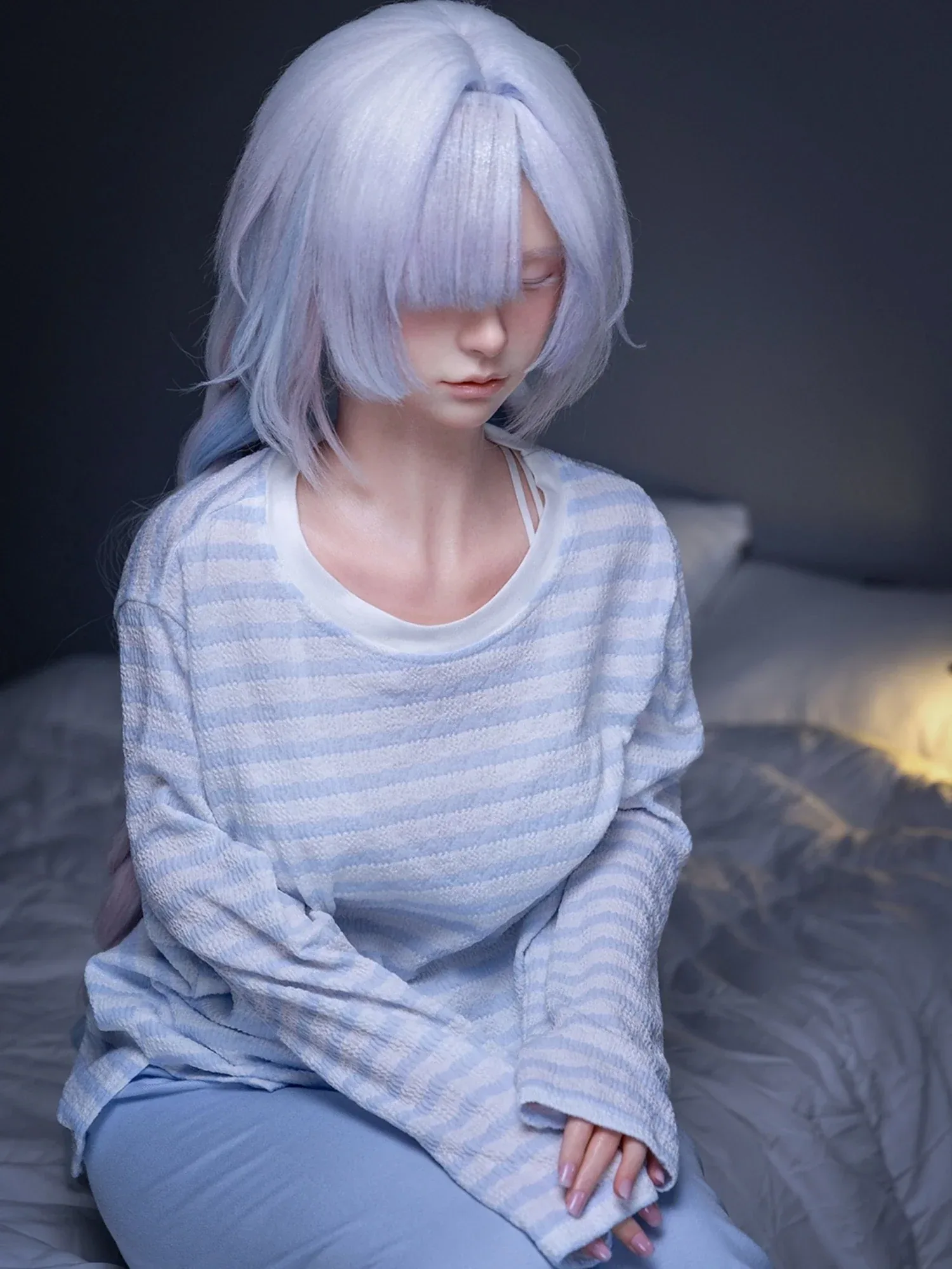 F6313—153cm\/5ft4-28kg B Cup Silicone Closed Eye Small Breasted Sex Doll  | Firefly Diary MAX view 12