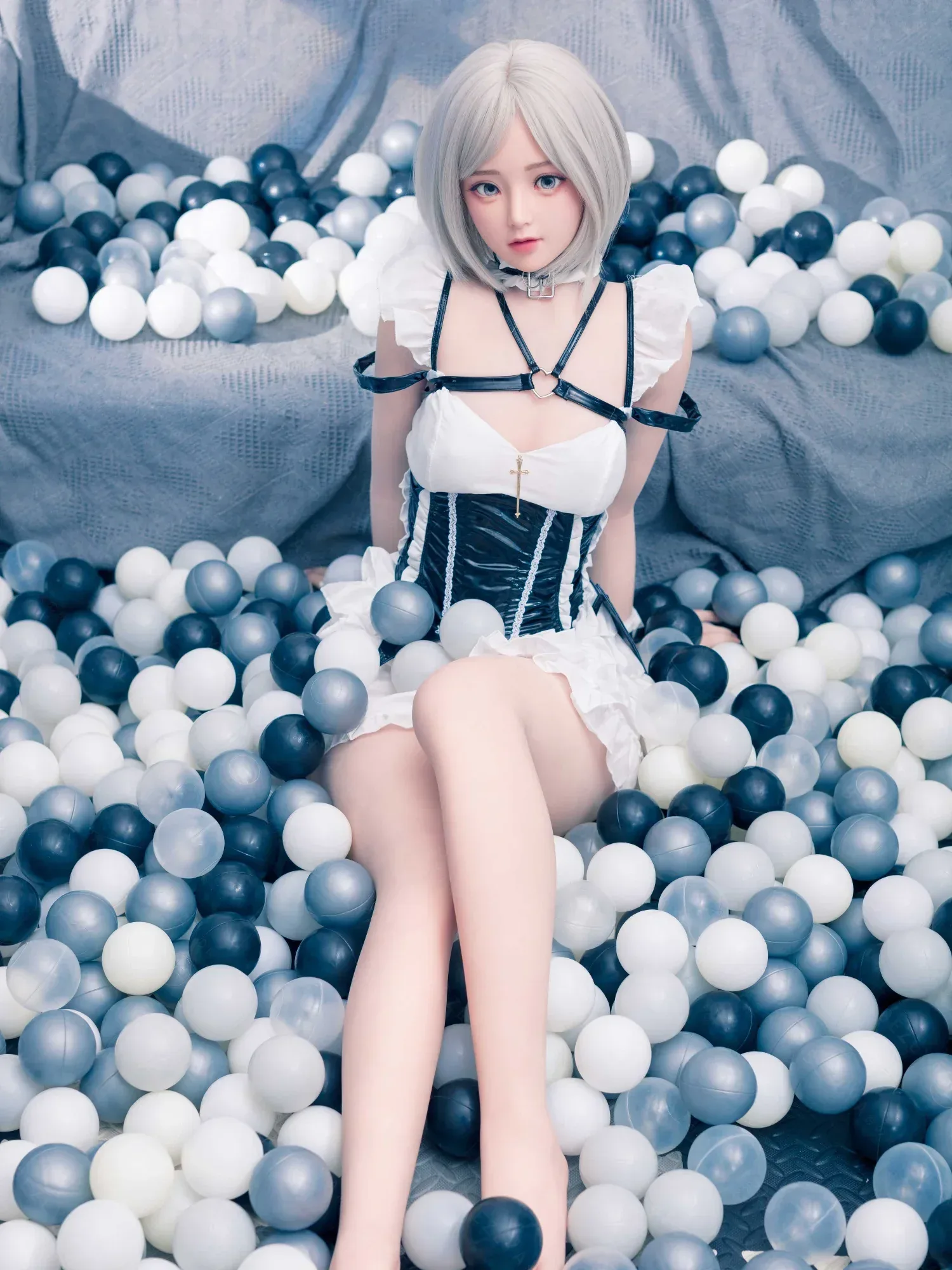 F4768-155Rcm(5.1ft)-37kg 2.0 A Cup Robot Silicone Head Adult Asian Chinese Sex Doll｜Bezlya Doll view 8