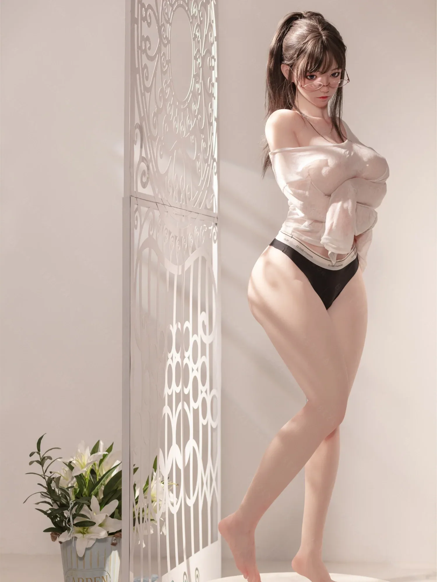F7151-155cm(5.1ft)-40kg 2.0 G Cup Japanese Young Big Breast Sex Doll – Girl Next Door Style with Triple Pleasure Tunnels|Bezlya Doll view 9