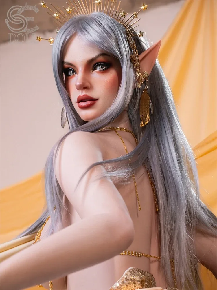 F7640-T167cm(5.5ft)-37kg Natural Evadora.A F Cup Fantasy Ultra-Realistic Skin Silicone Sex Doll For Men|SE Doll view 12