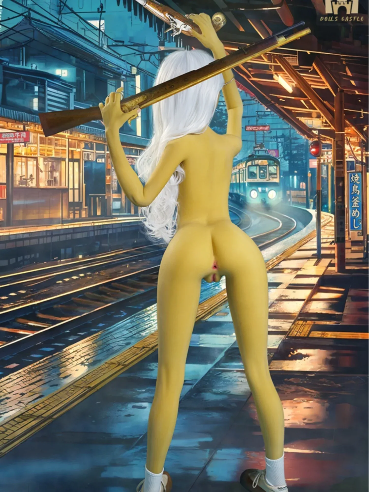 F7068-160cm\/5ft2-32kg D Cup ELF Fantasy TPE Sexual Hentai Best Alien Sex Doll Head and body together|Doll Castle view 7