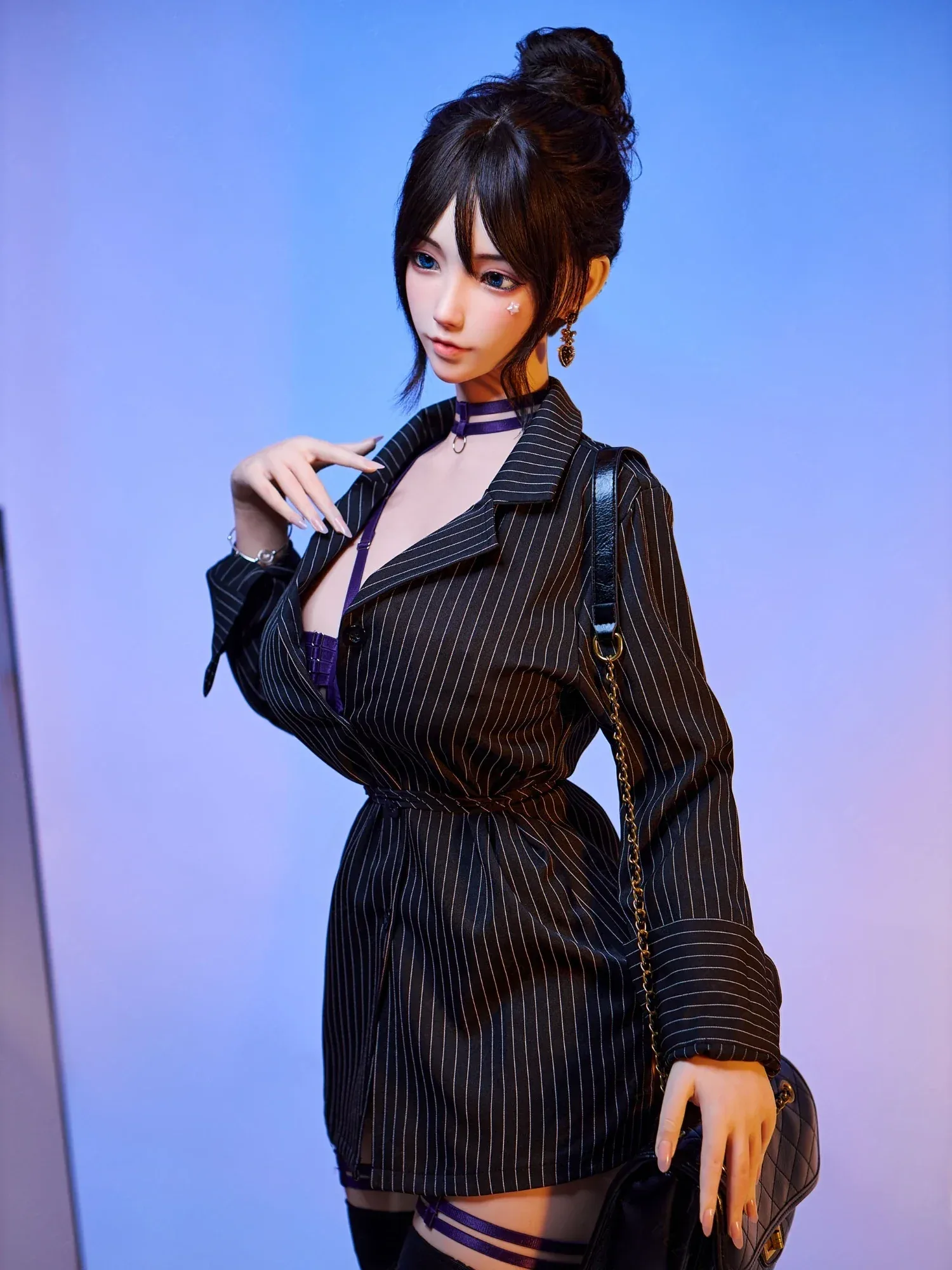 F7119-161cm(5.28ft)-32.8kg 2.2 I Cup Asian Real Silicone Japanese Office Lady Sex Doll｜AITIA Doll view 2