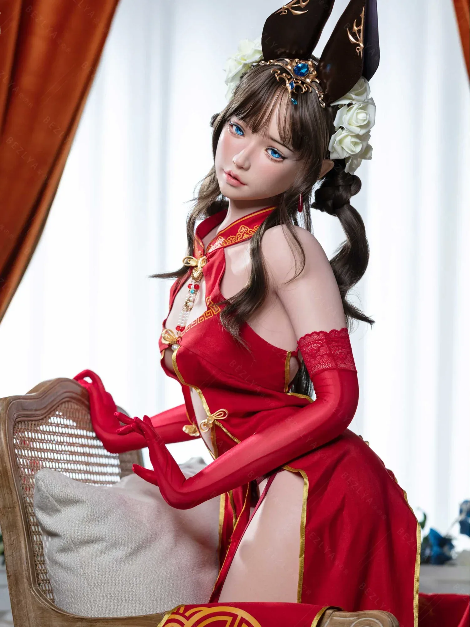 F5947-155Rcm(5.12ft)-32.5kg 2.2 A Cup Silicone Adult Asian Sex Doll｜AITIA Doll view 12