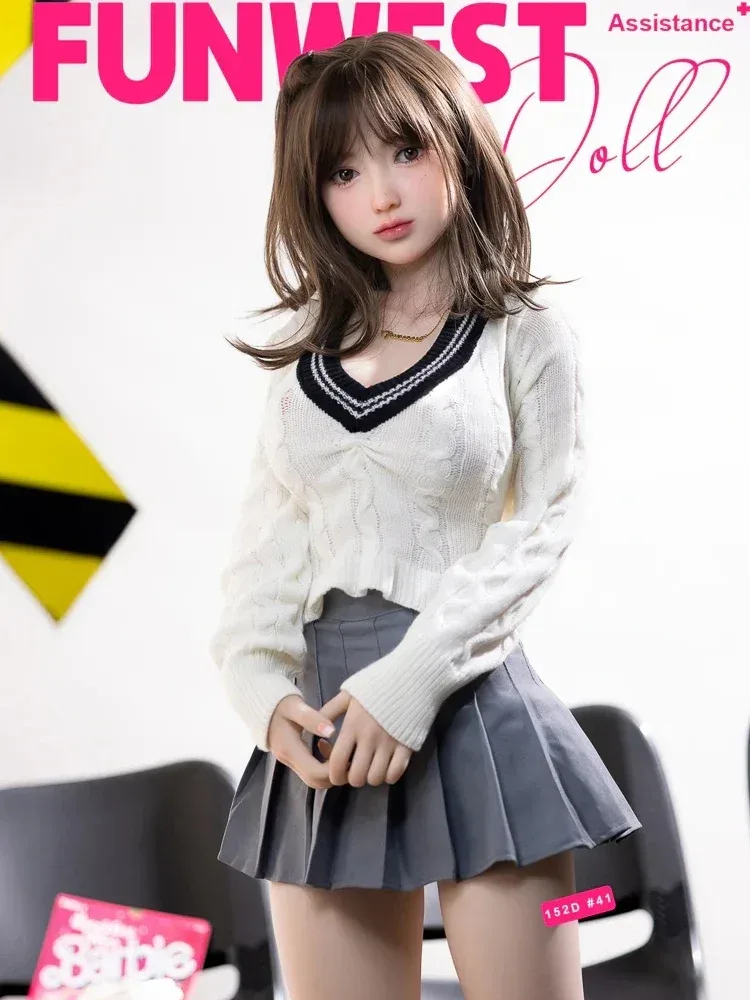 F2238-152cm(5ft）D Cup White Amy TPE Petite Mini Asian Sex Doll – Realistic Silicone Body for Ultimate Pleasure｜Fun West Doll view 6